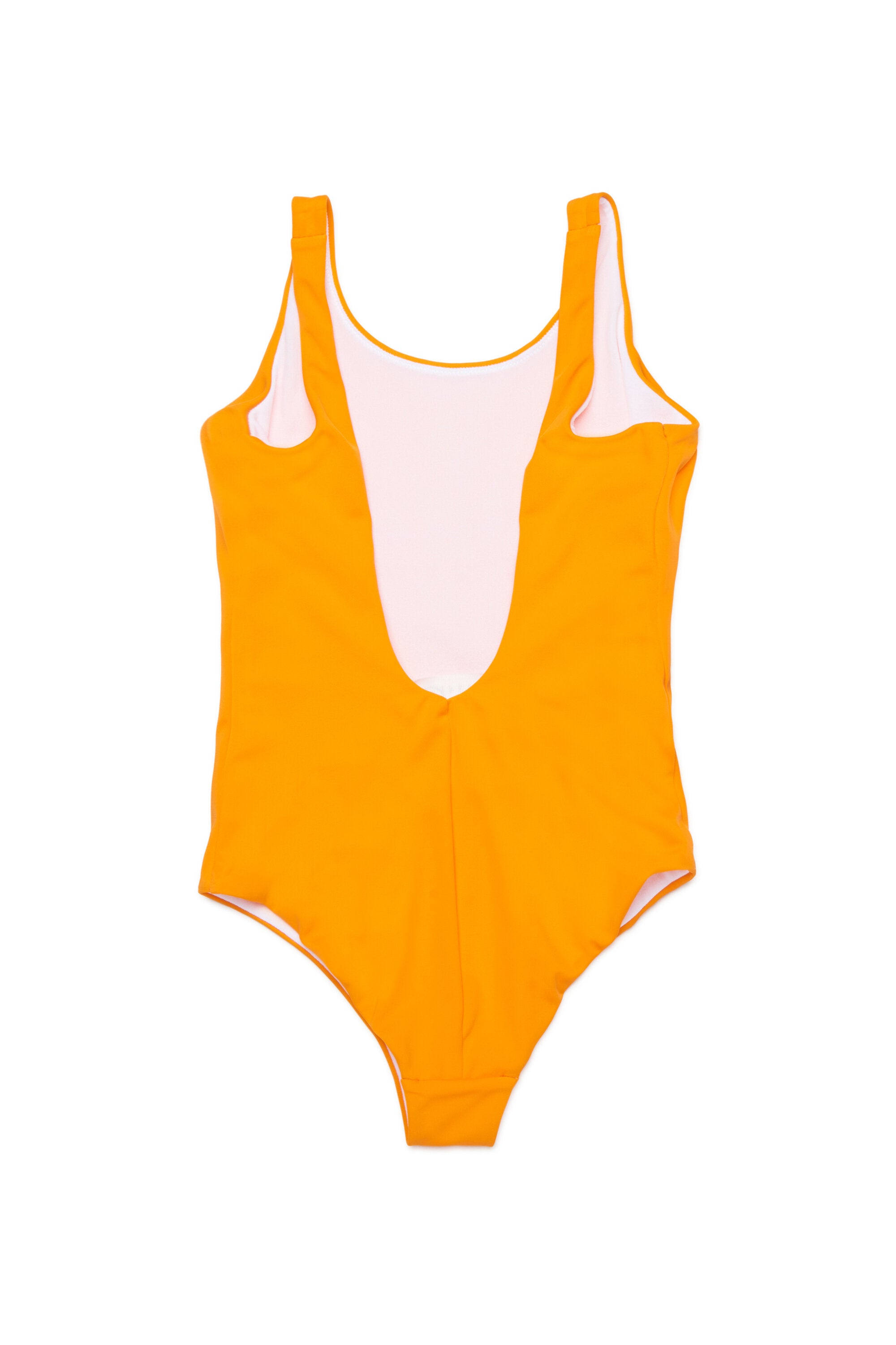 One-piece swimsuit with logo