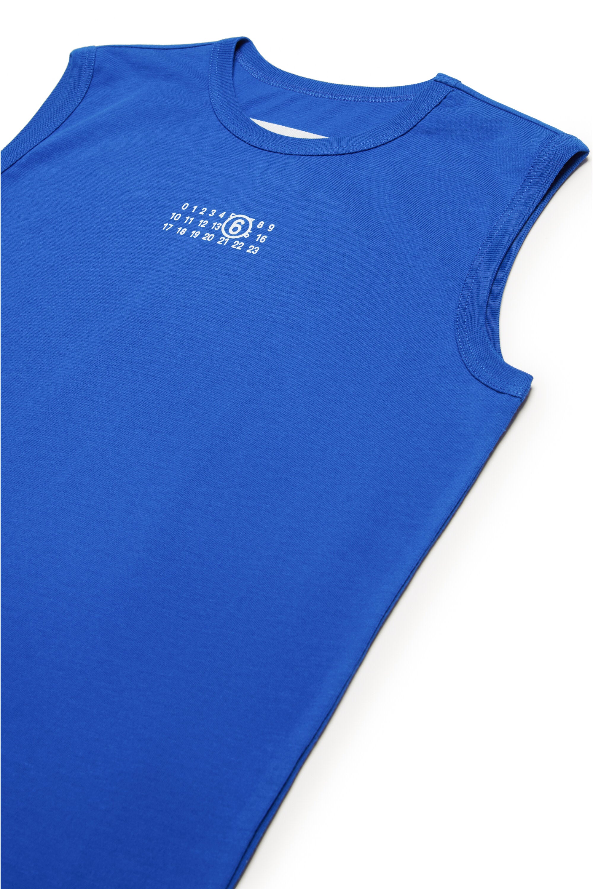 Sleeveless T-shirt branded with numeric logo