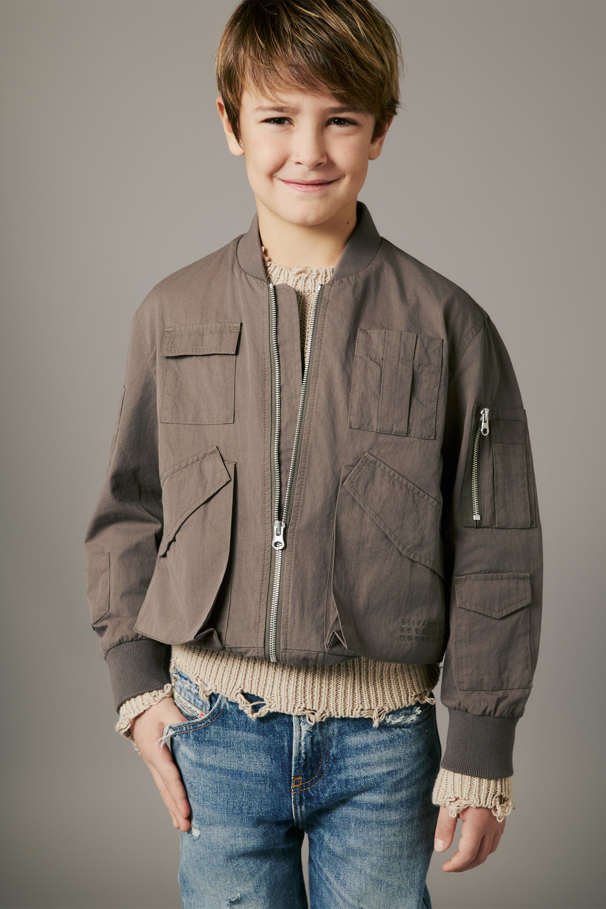 Numeric logo bomber jacket