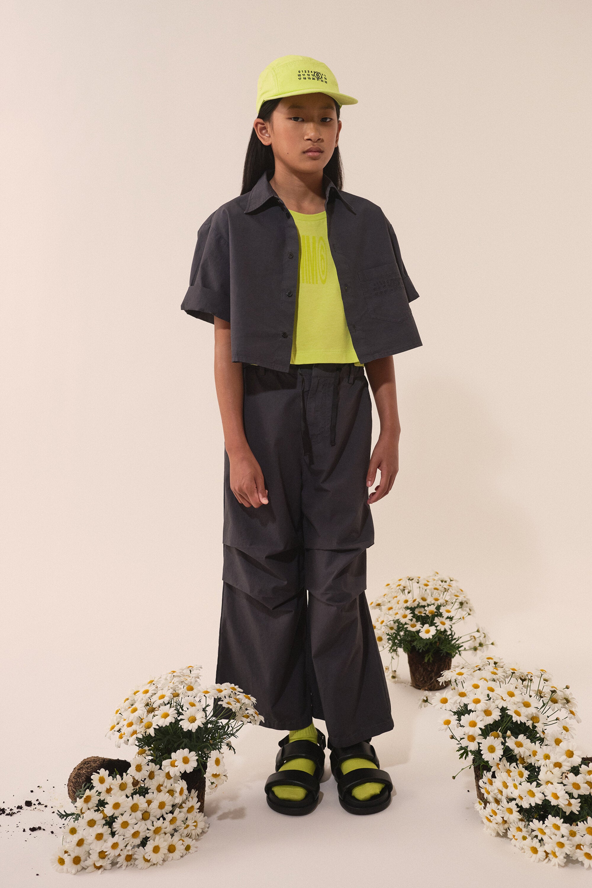Poplin pants with Numeric logo
