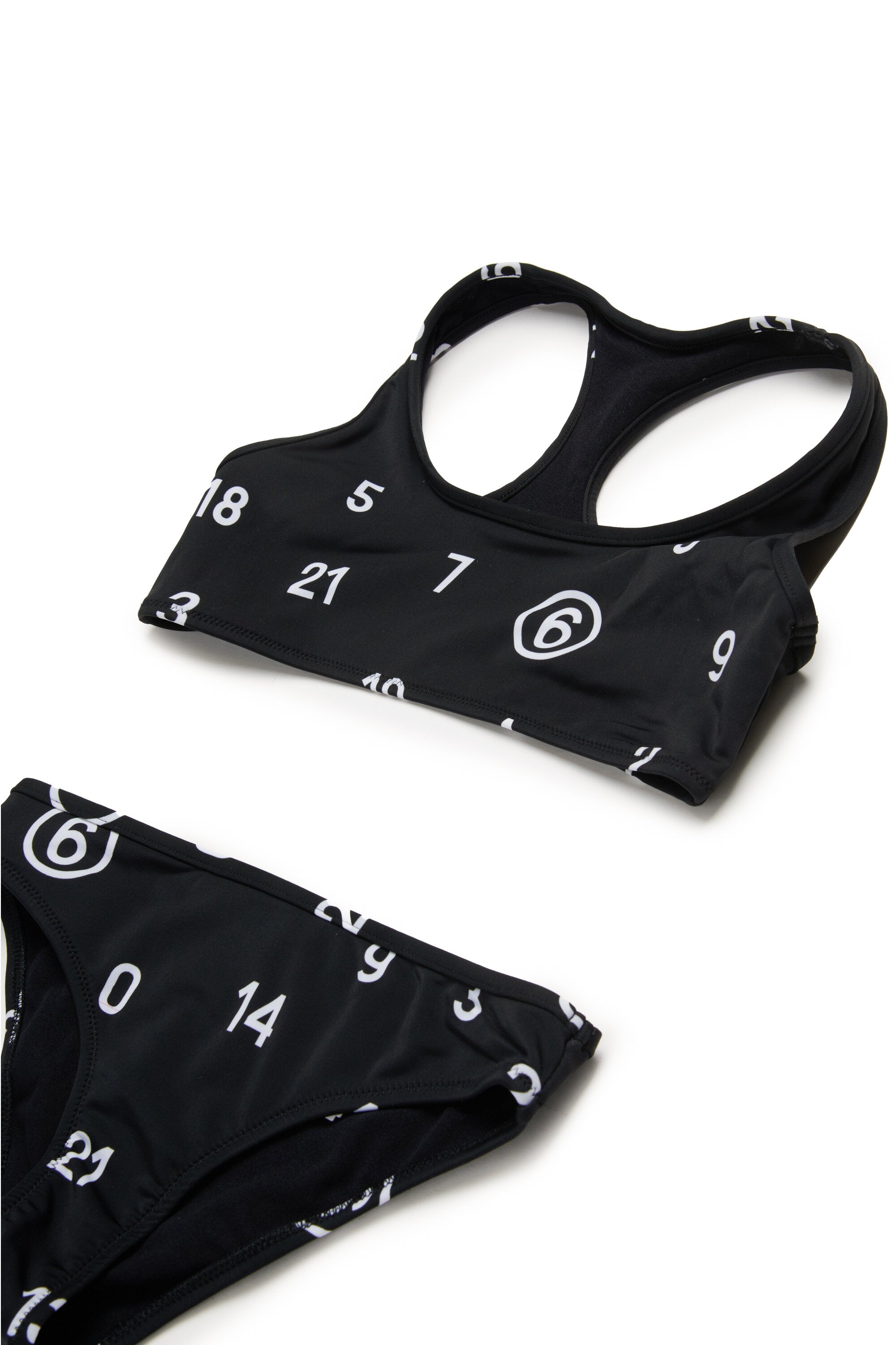 Allover Numeric logo bikini swimsuit