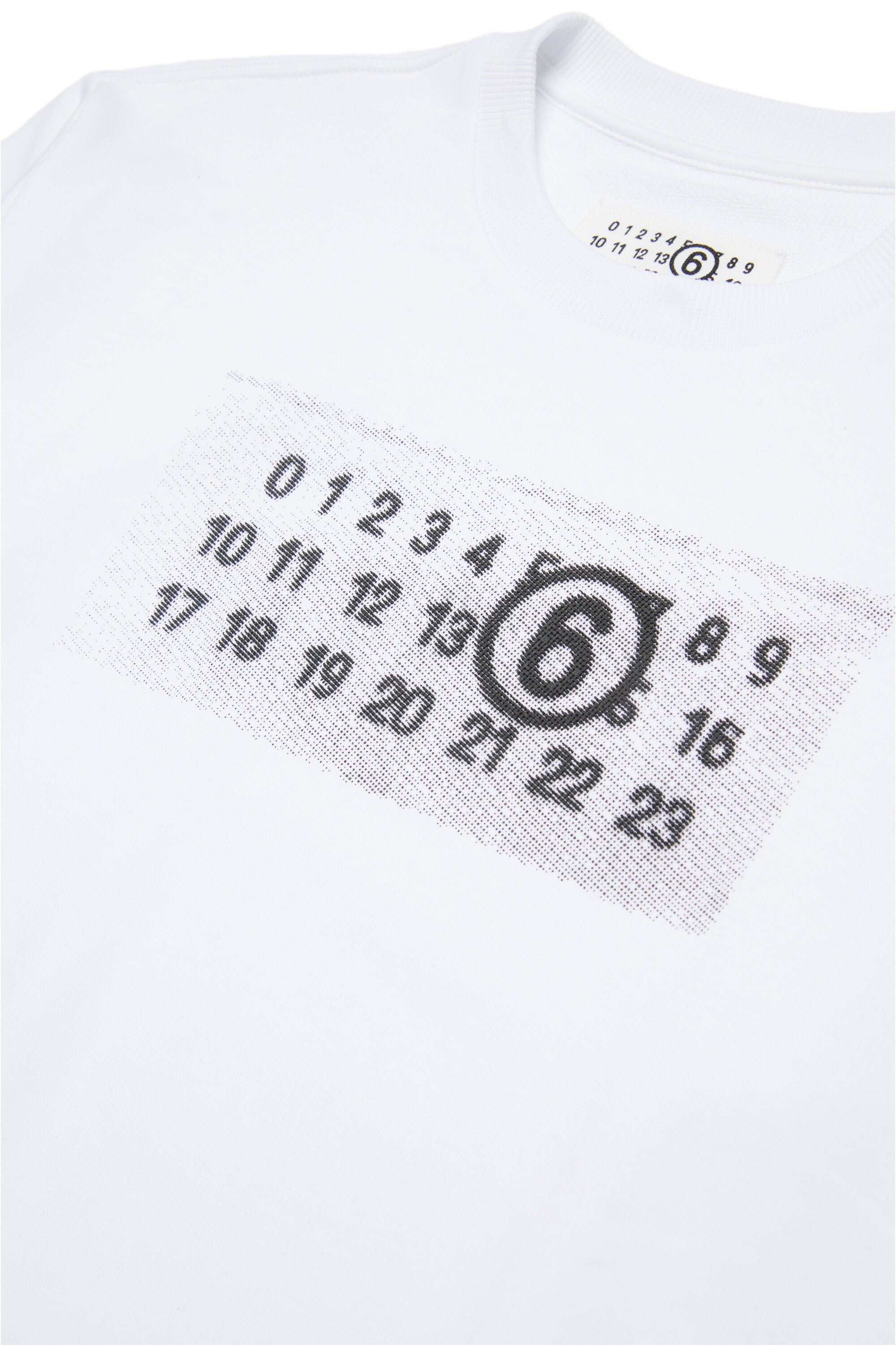 Crew-neck sweatshirt branded with Numeric Logo Pixel