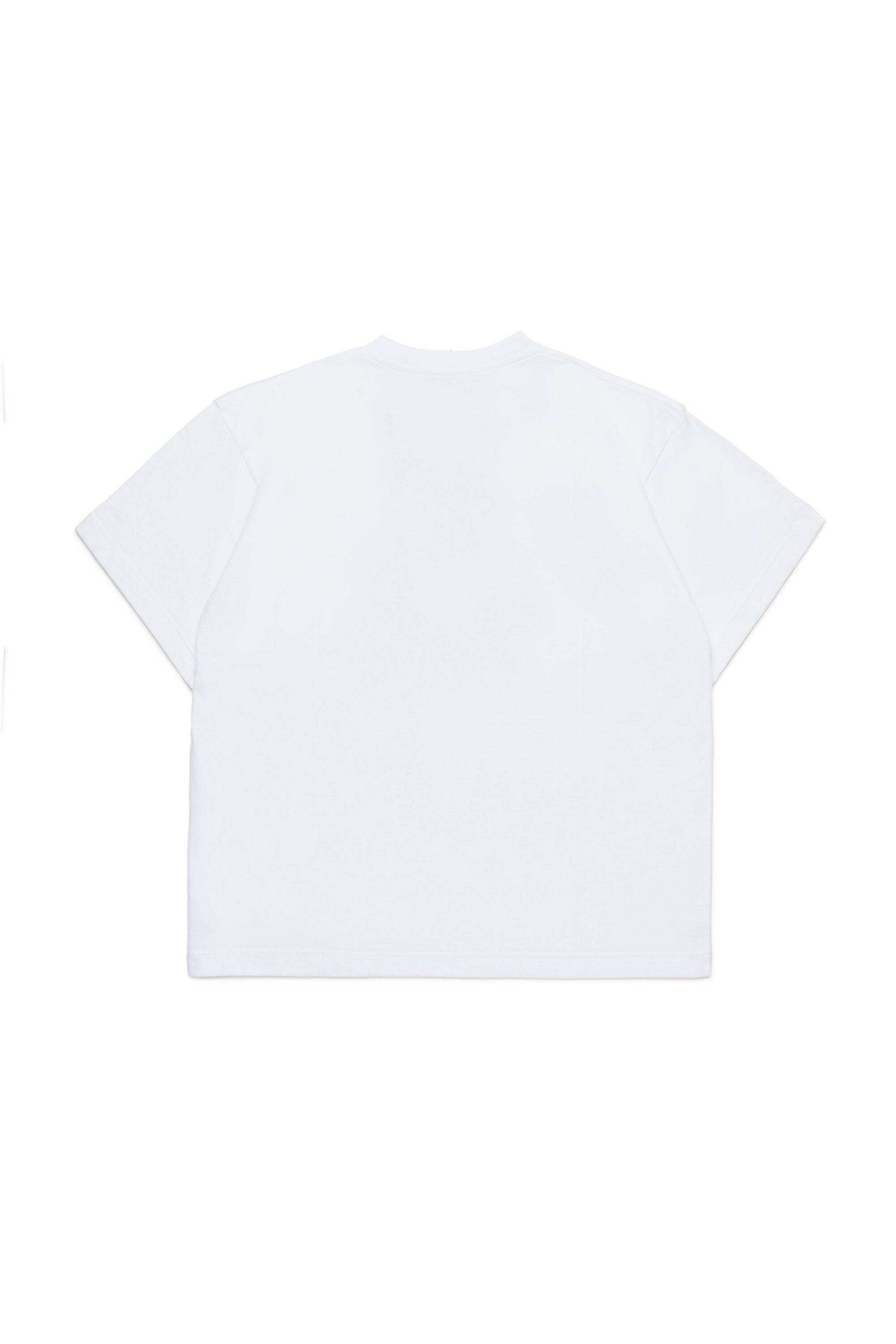 Stretched logo jersey T-shirt