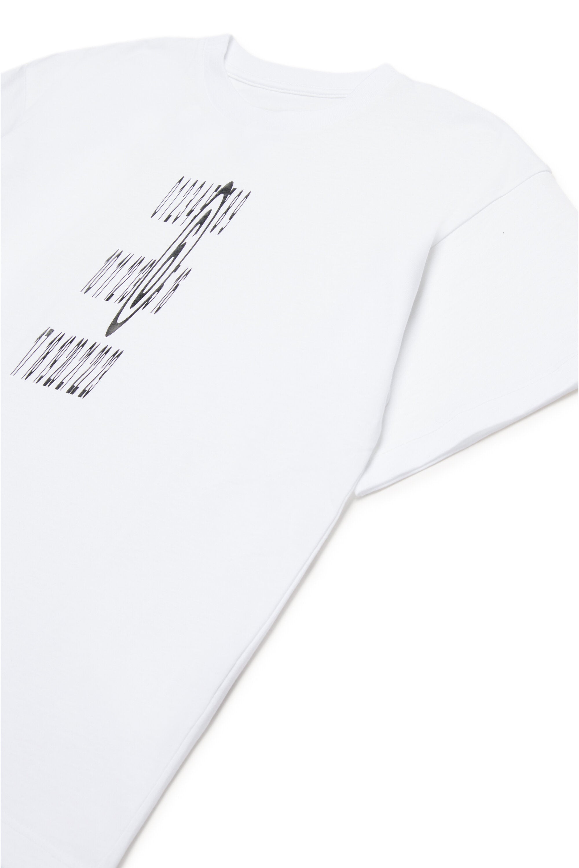 Stretched logo jersey T-shirt