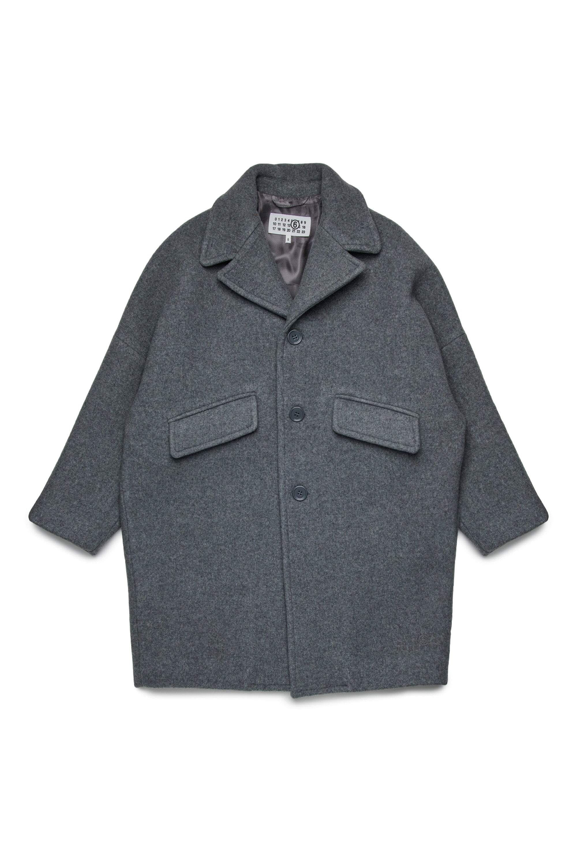 Egg-shape coat with inner lining