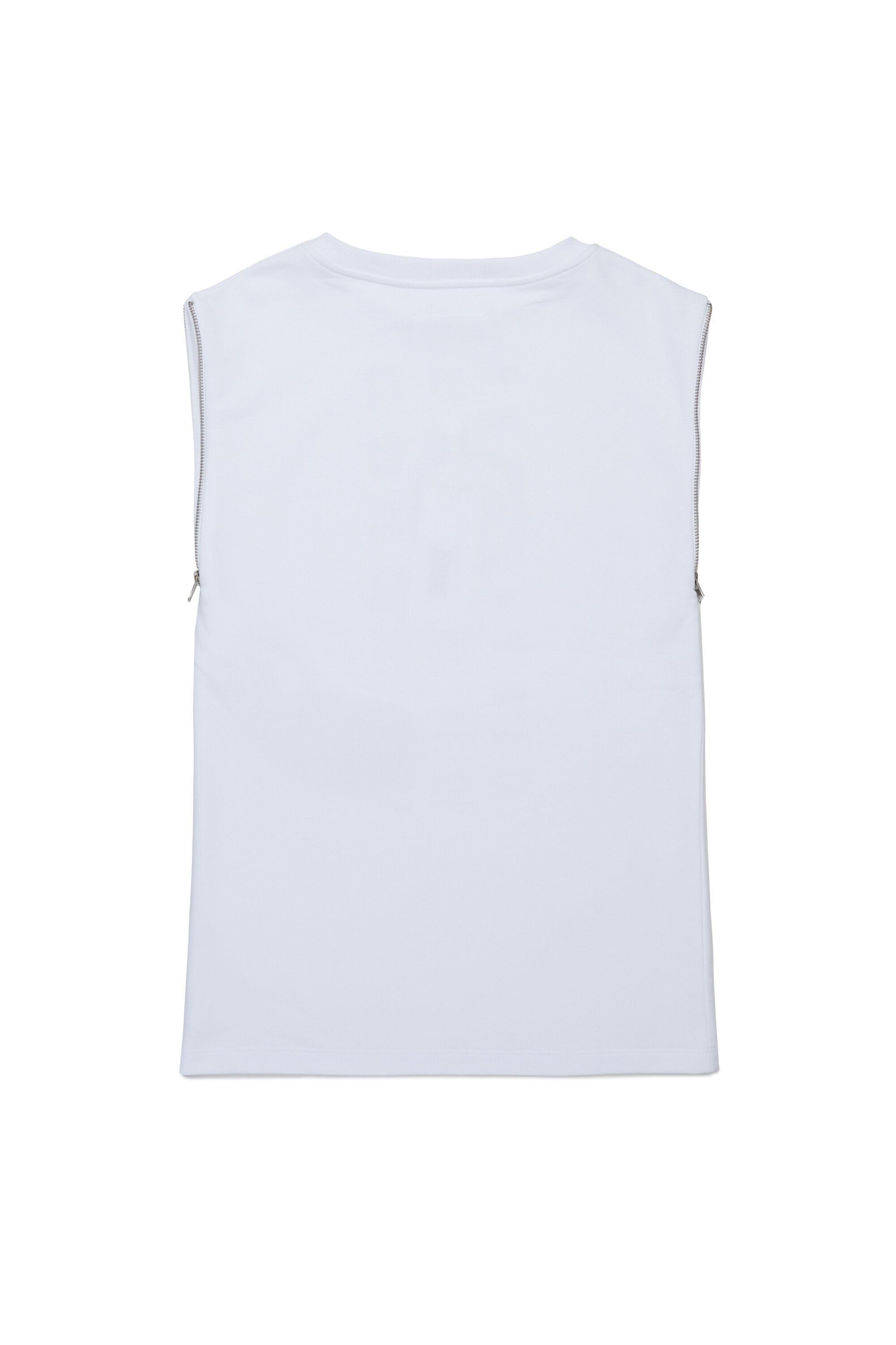 Short fleece dress with maxi logo