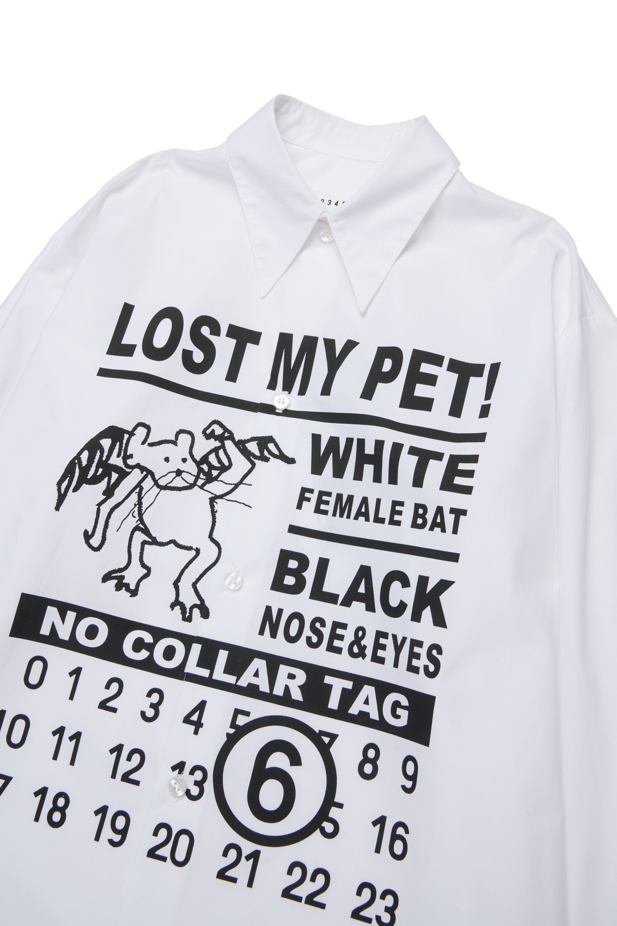 Lost My Pet poplin maxi shirt dress