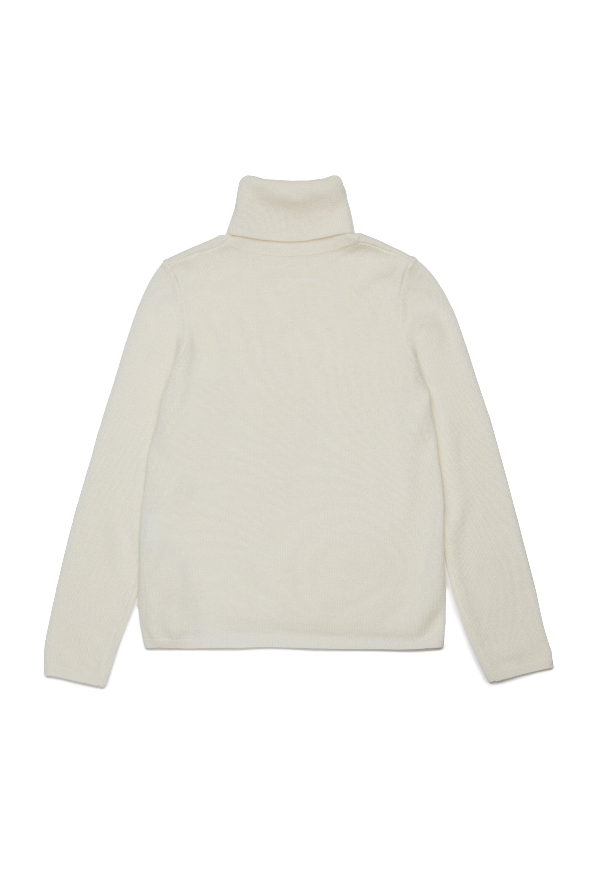 Lightweight wool-blend knit turtleneck