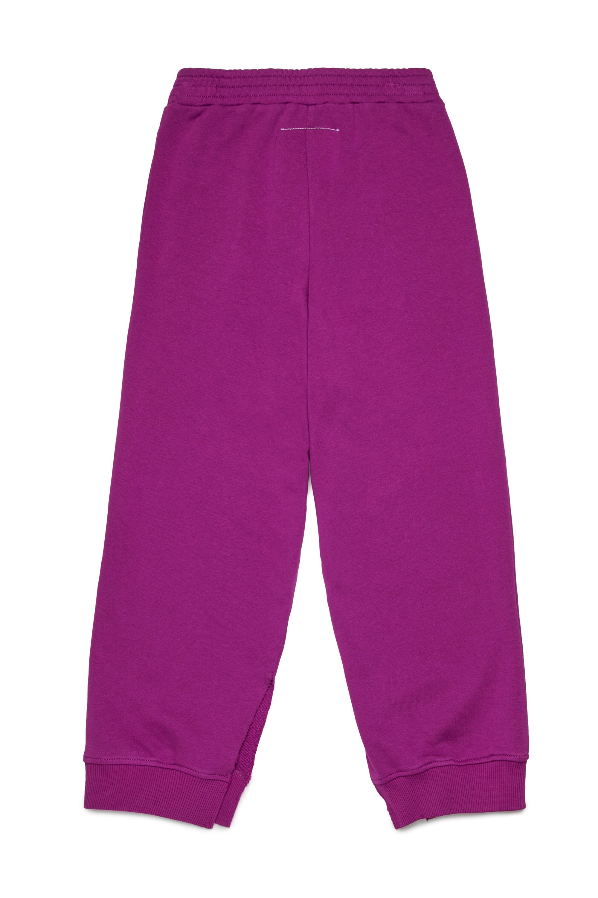 Split jogger pants branded with Hand Written logo