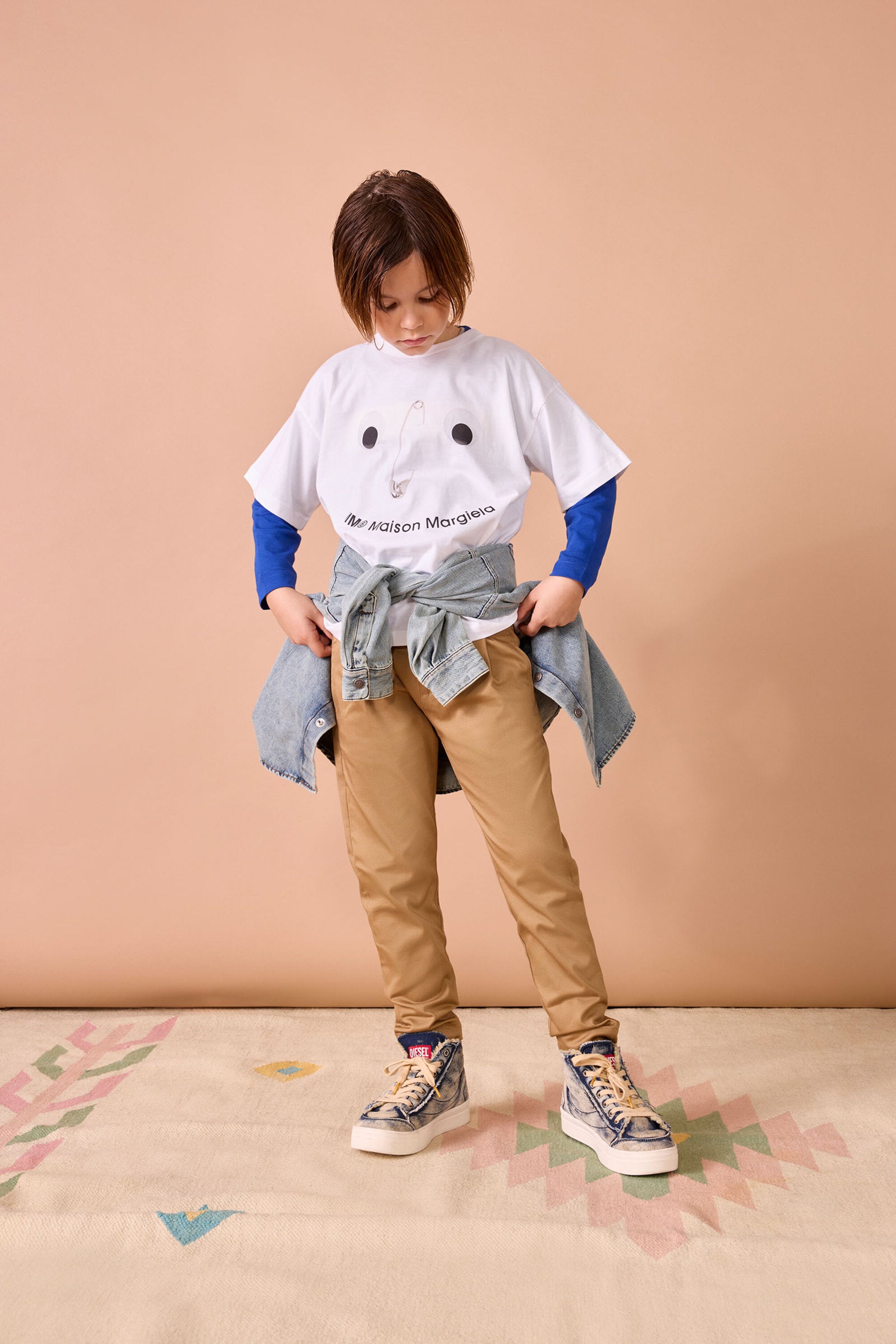 Jersey T-shirt with Face logo