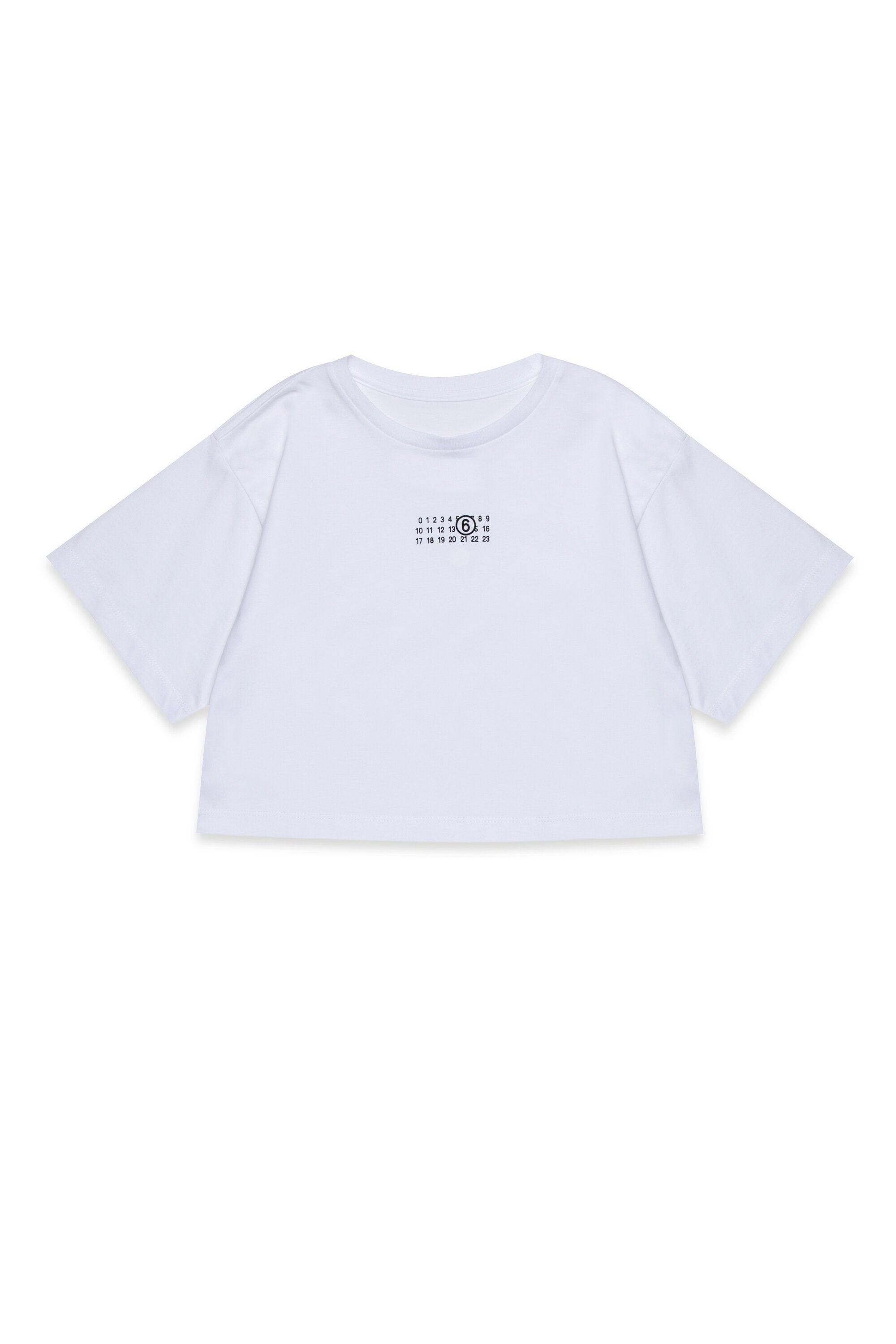 Cropped jersey T-shirt with Numeric logo