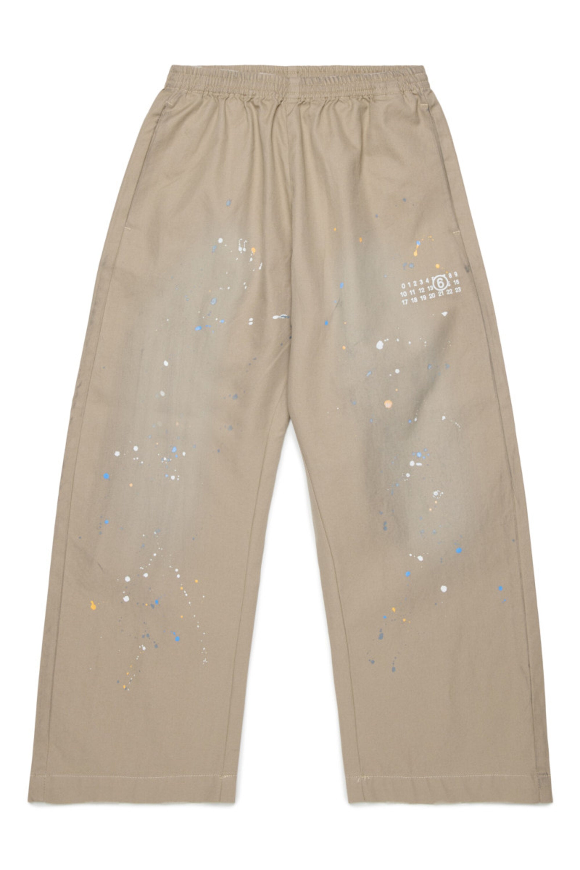 Chino pants with logo