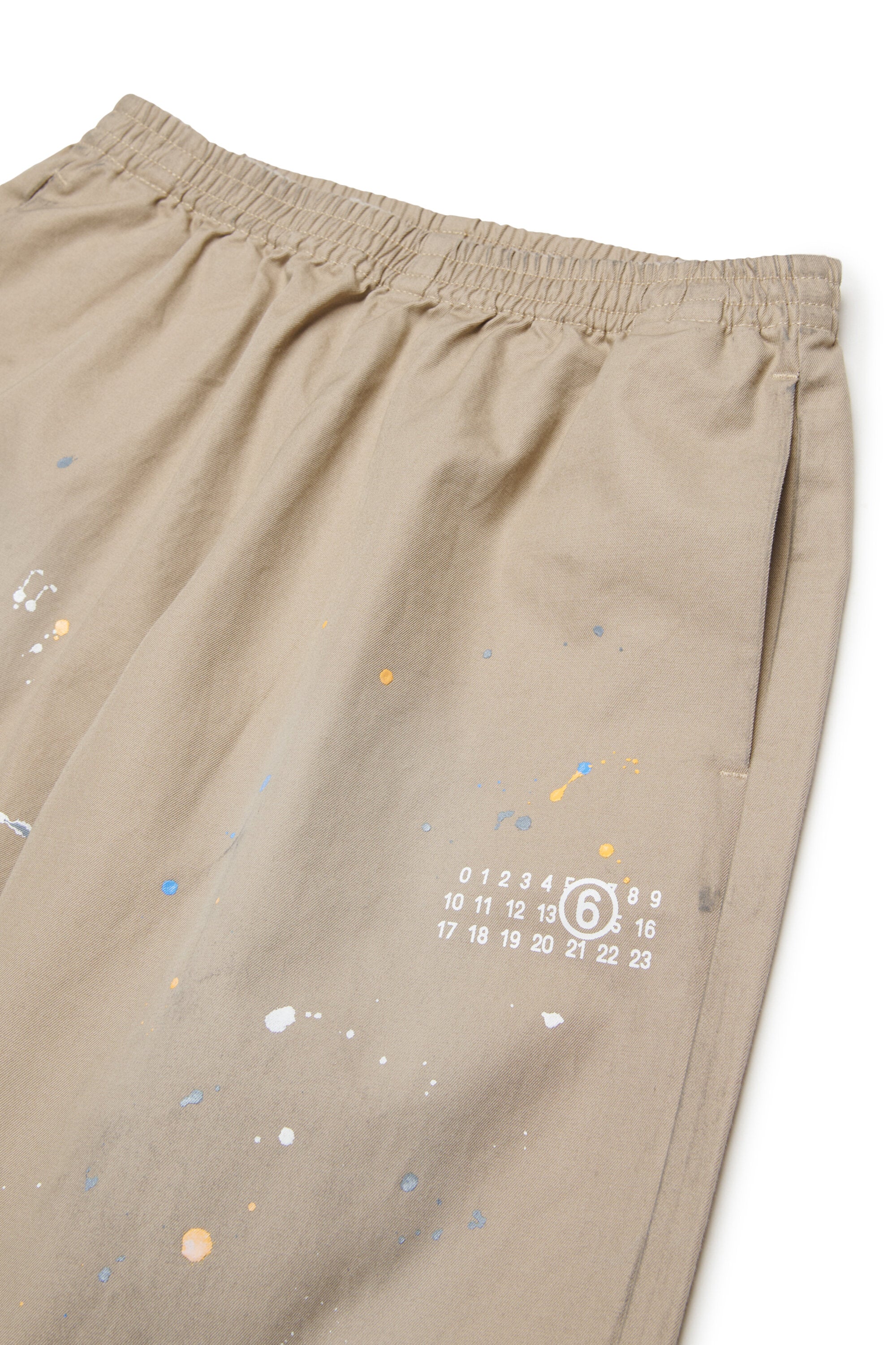 Chino pants with logo