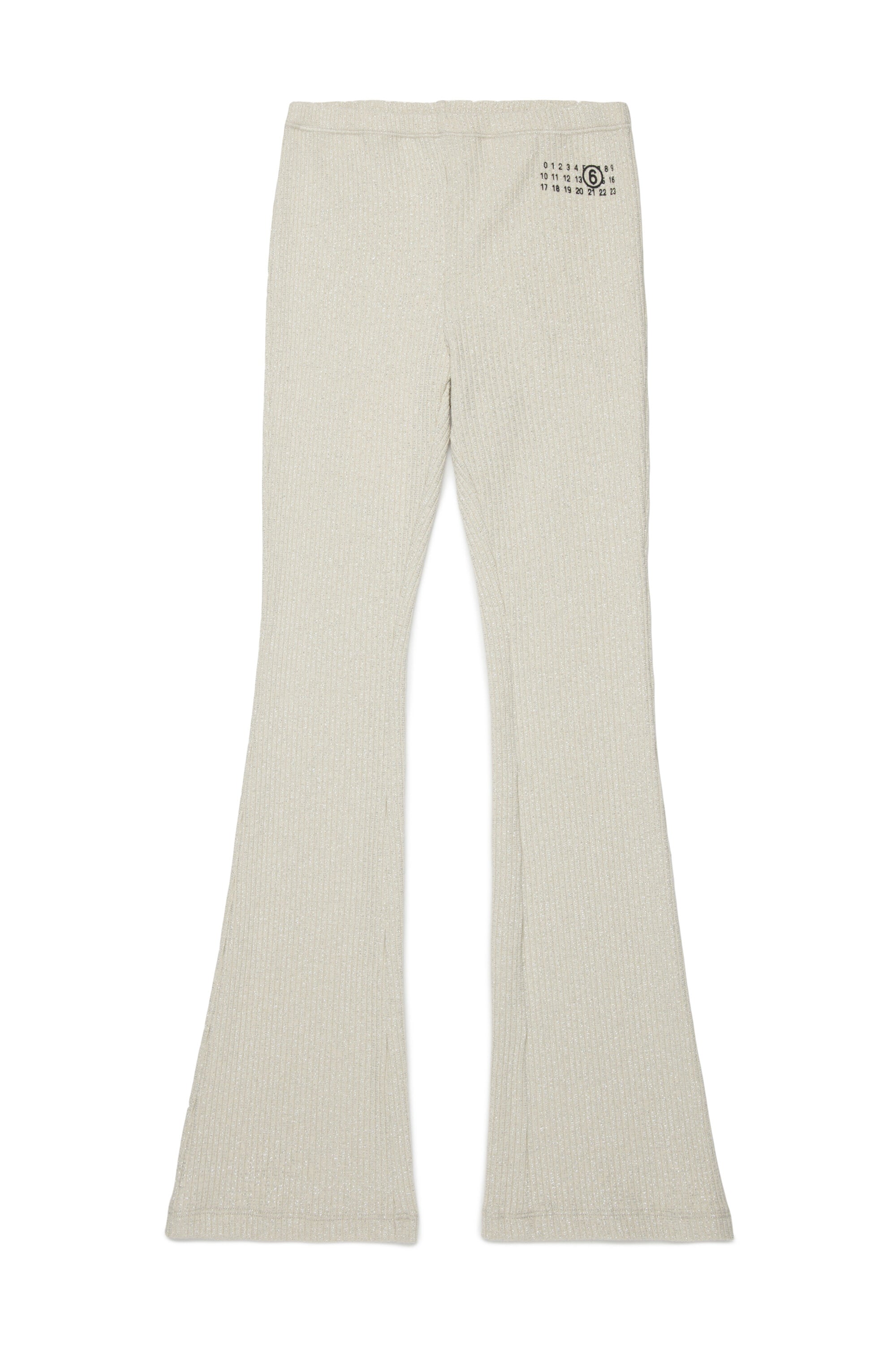 Flared leggings with logo