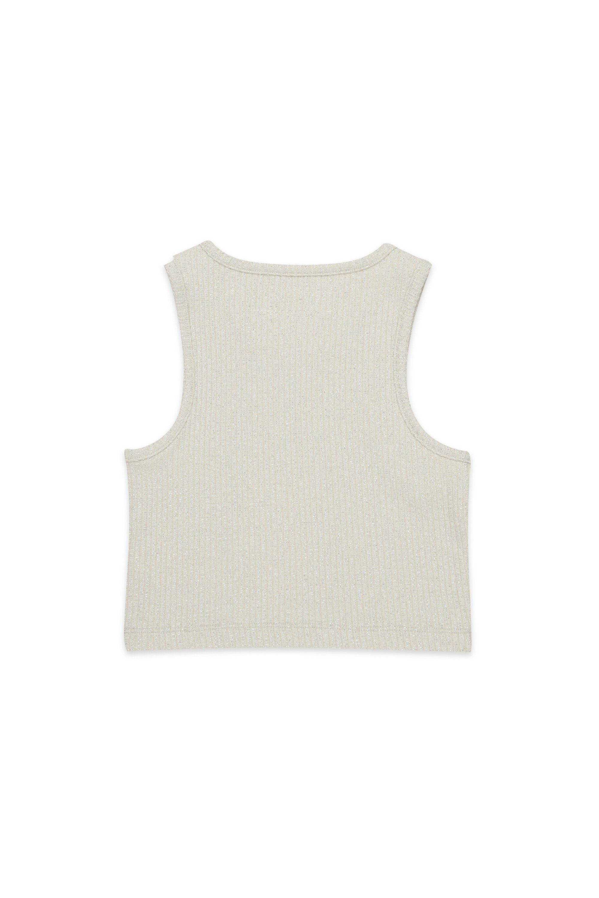 Sleeveless T-shirt with logo