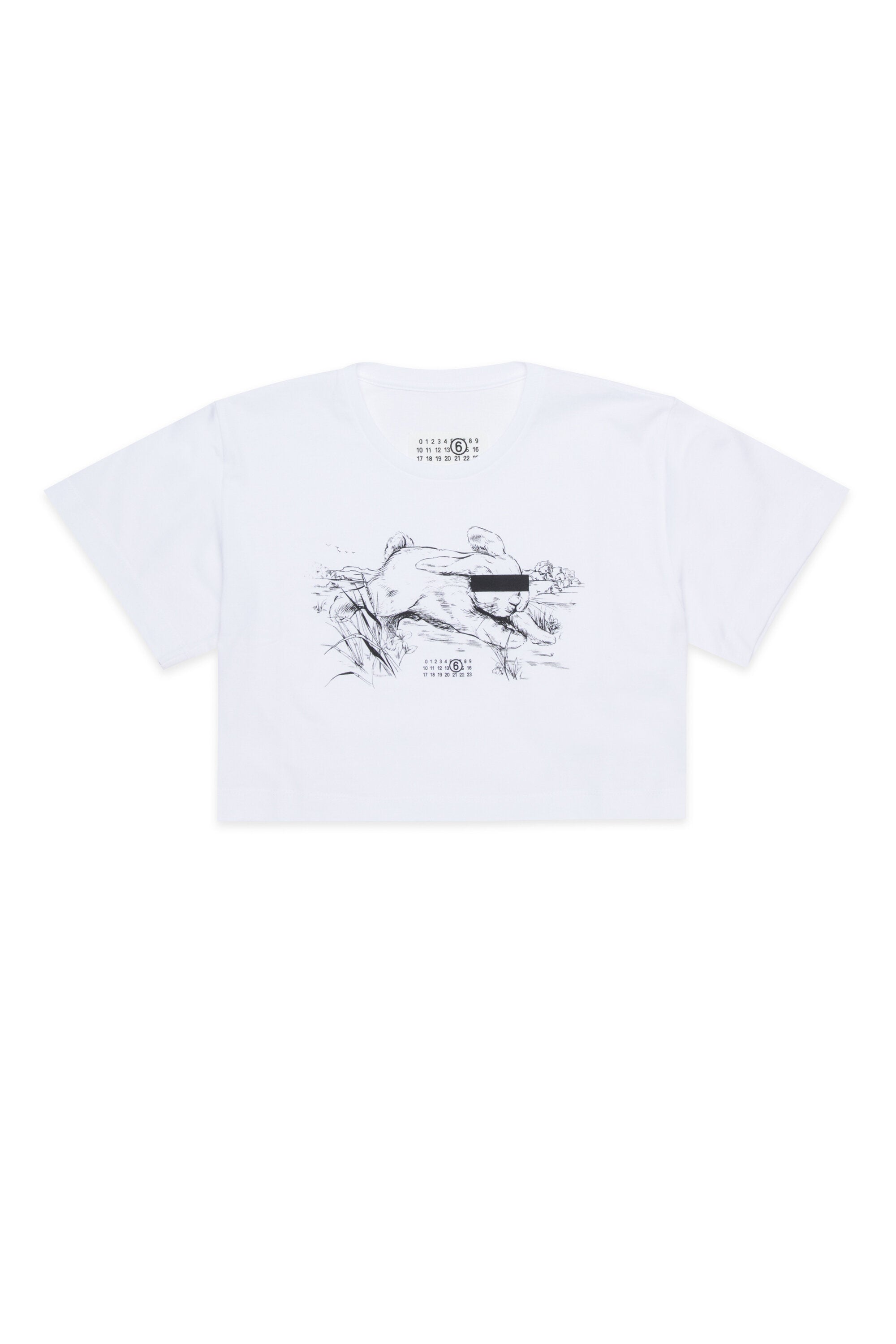 T-shirt with print and logo