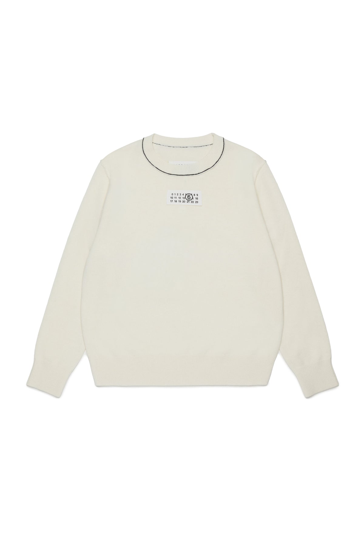 Wool-blend crewneck sweater