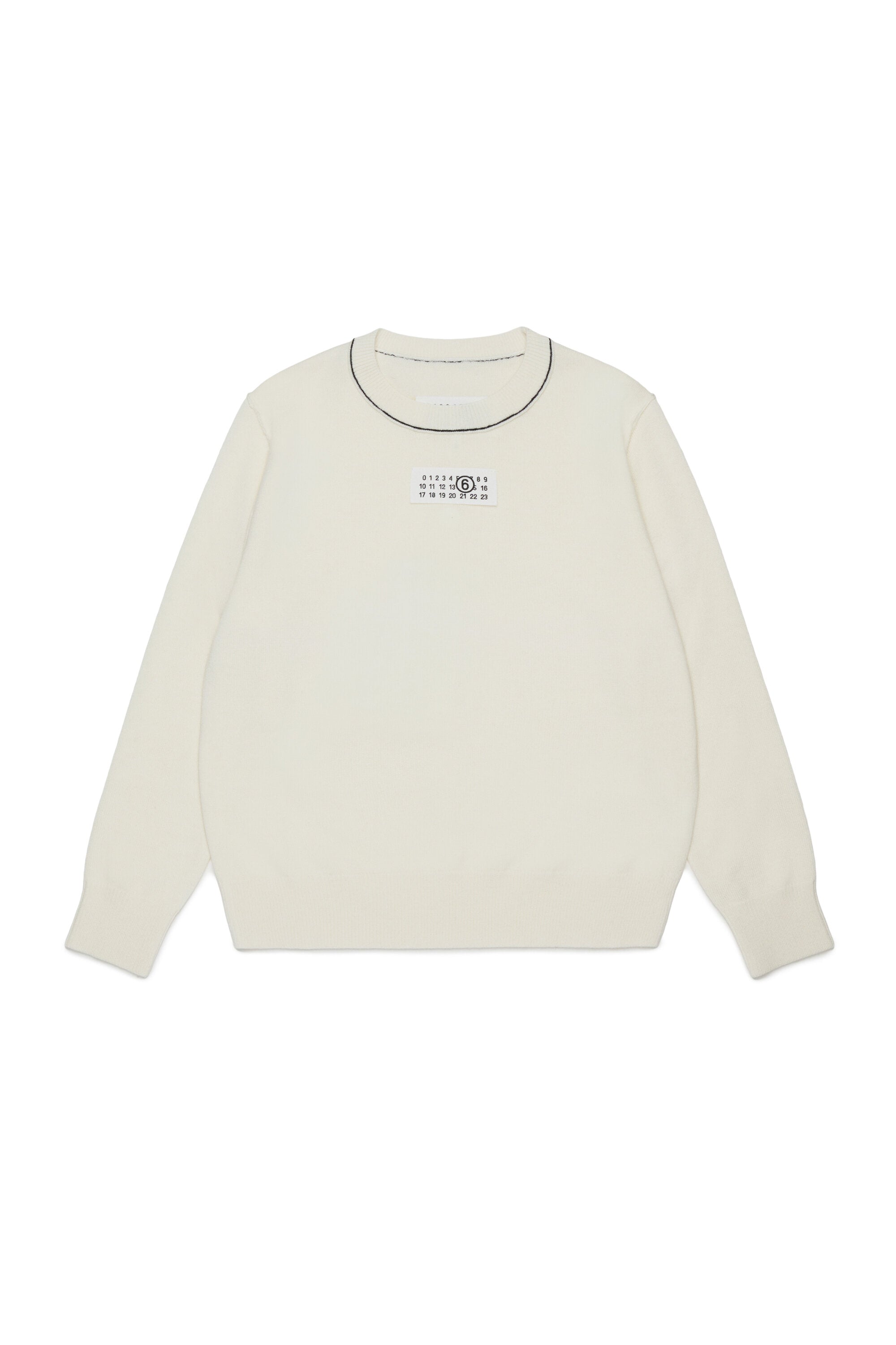 Wool-blend crewneck sweater