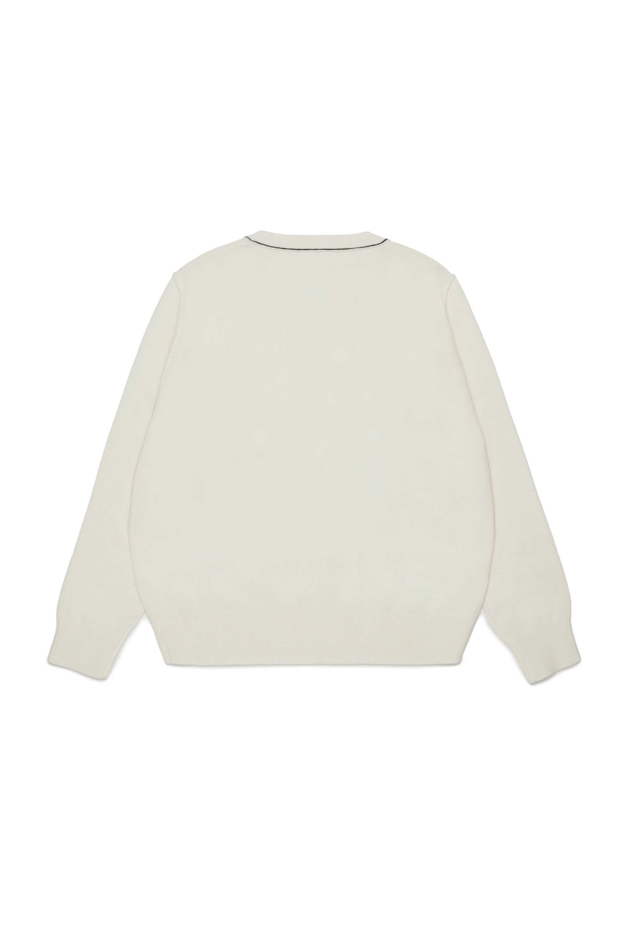 Wool-blend crewneck sweater