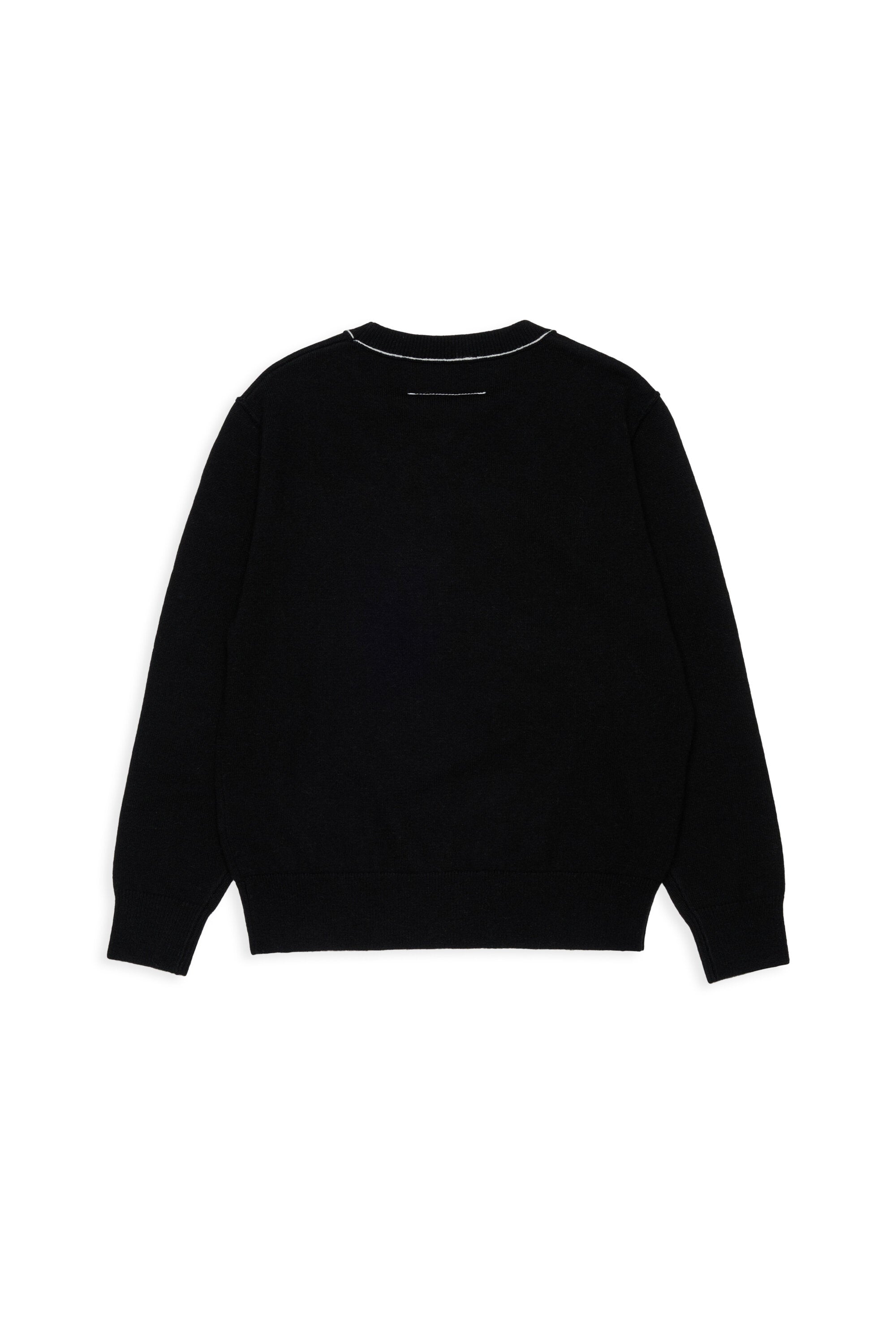 Wool-blend crewneck sweater