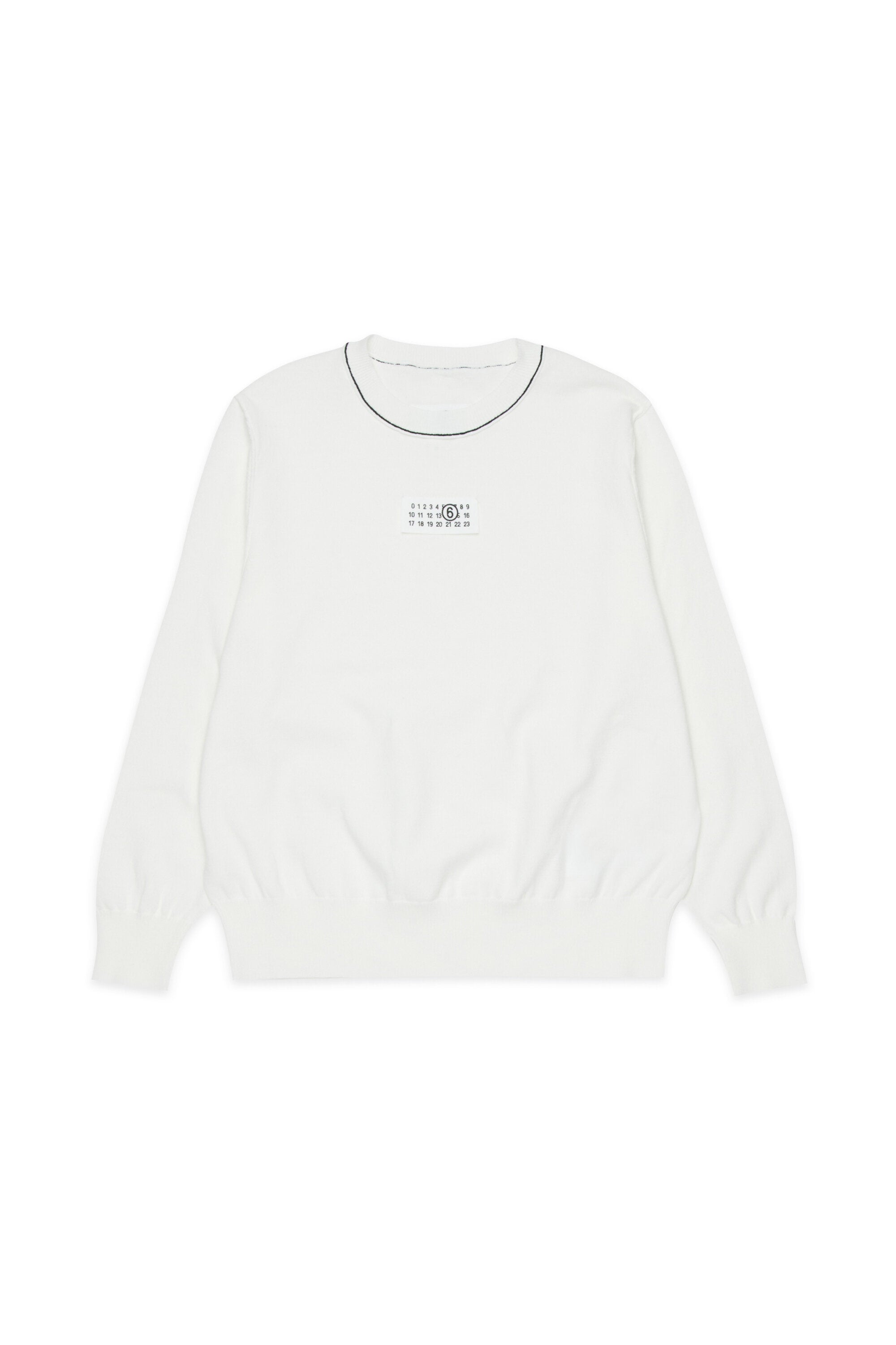 Cotton crewneck sweater