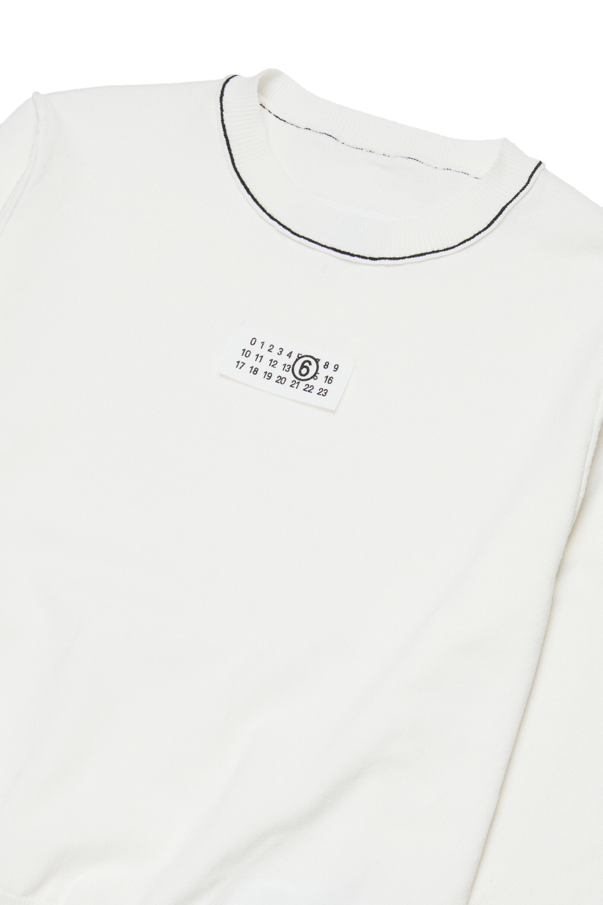 Crew-neck pullover with logo