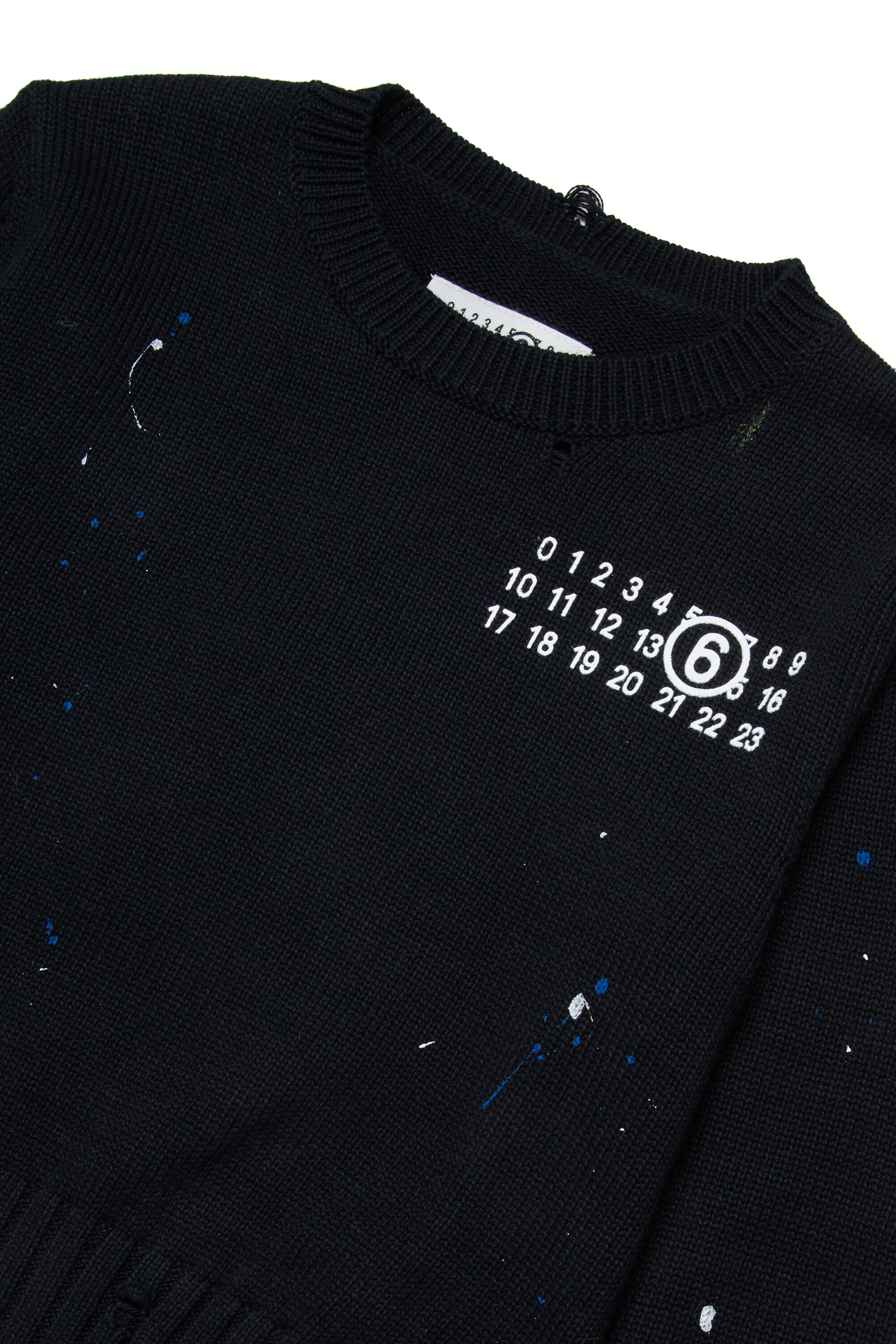 Crewneck pullover with logo
