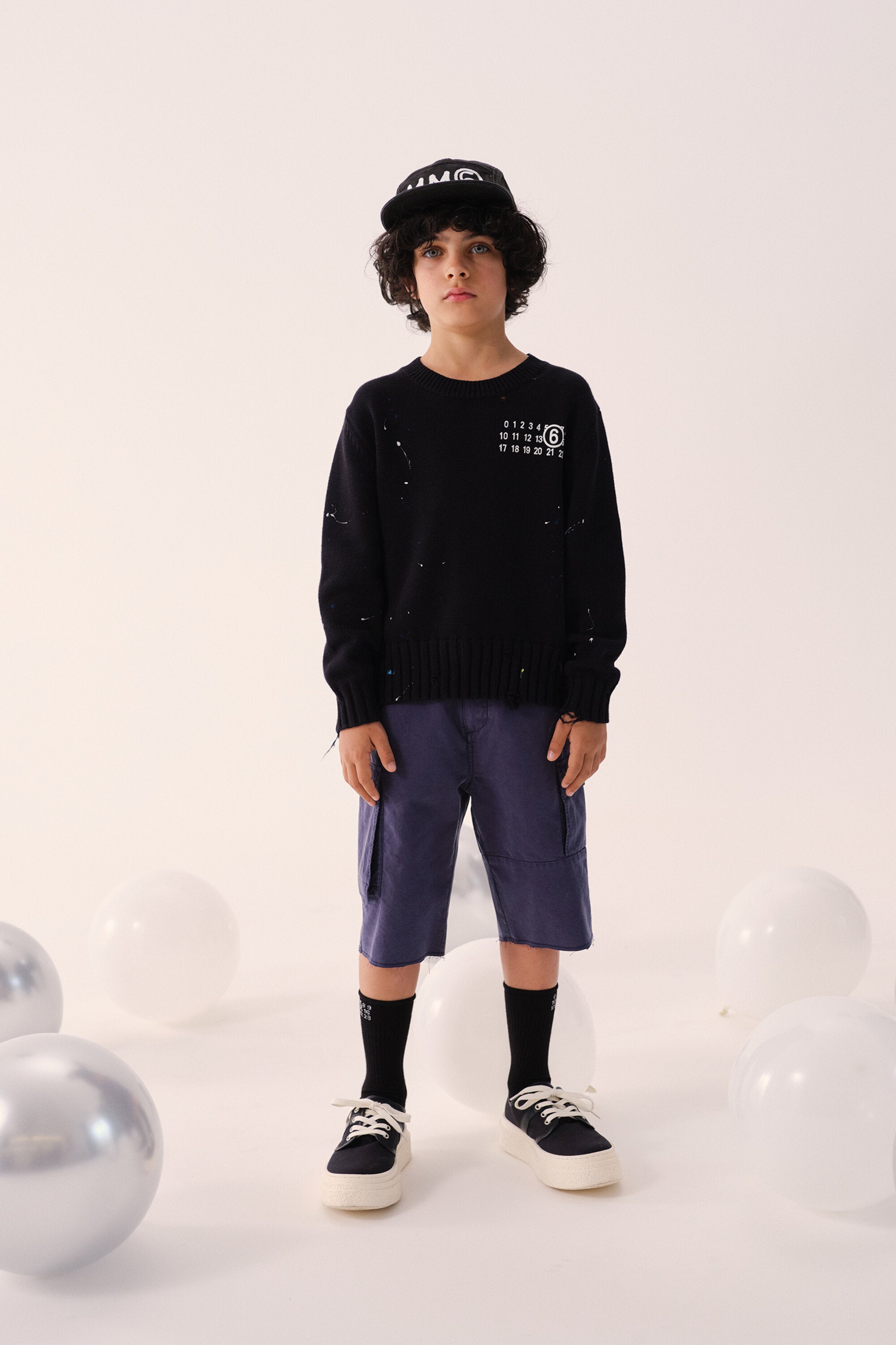 Crewneck pullover with logo