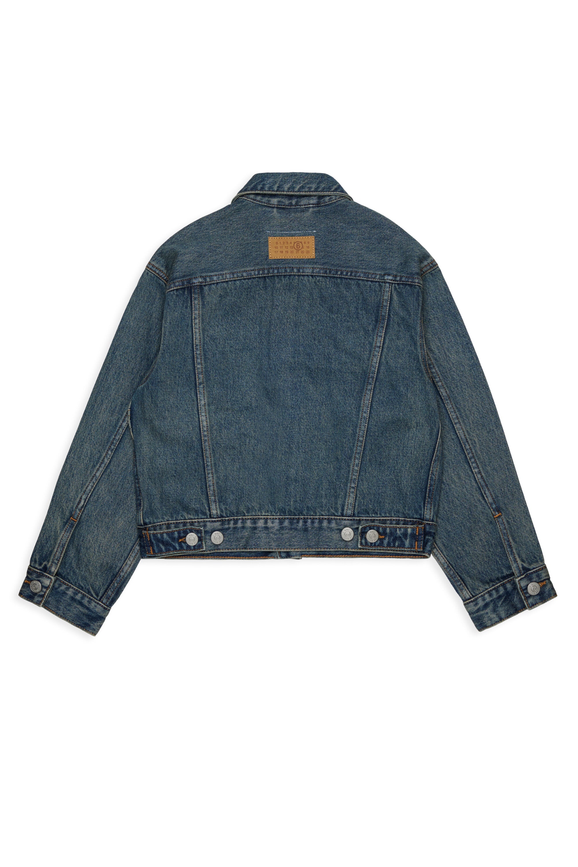 Denim jacket with logo