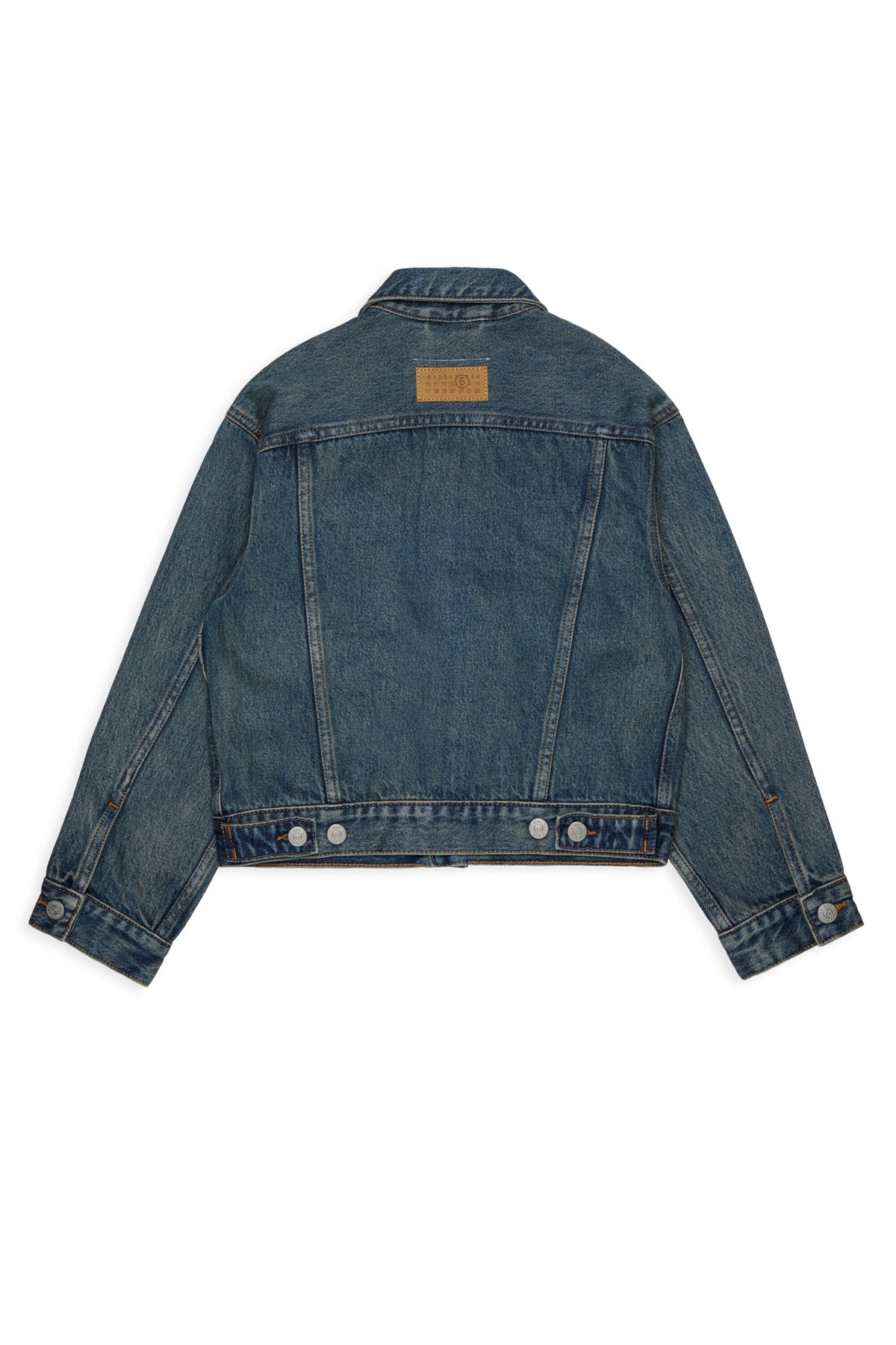Denim jacket with logo