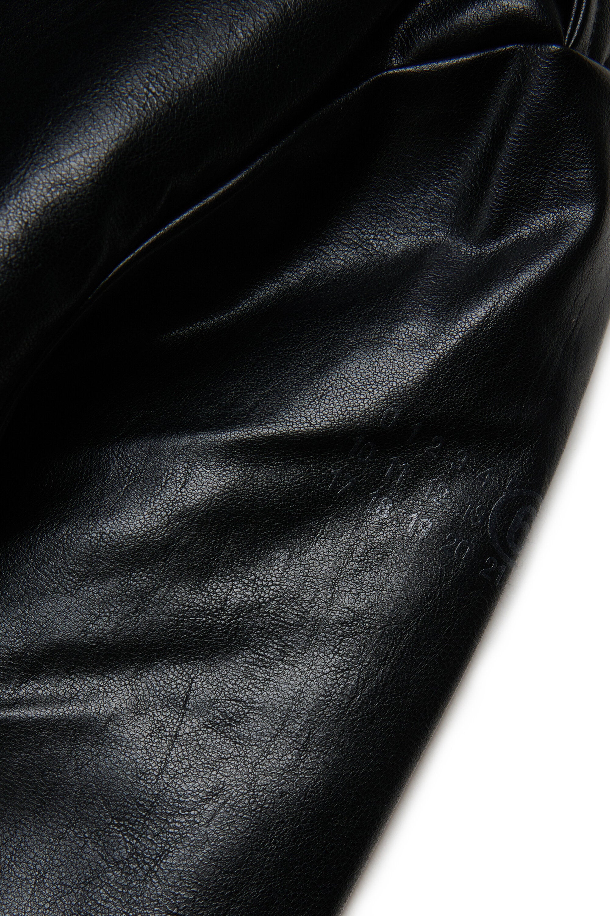 Biker jacket with printed logo