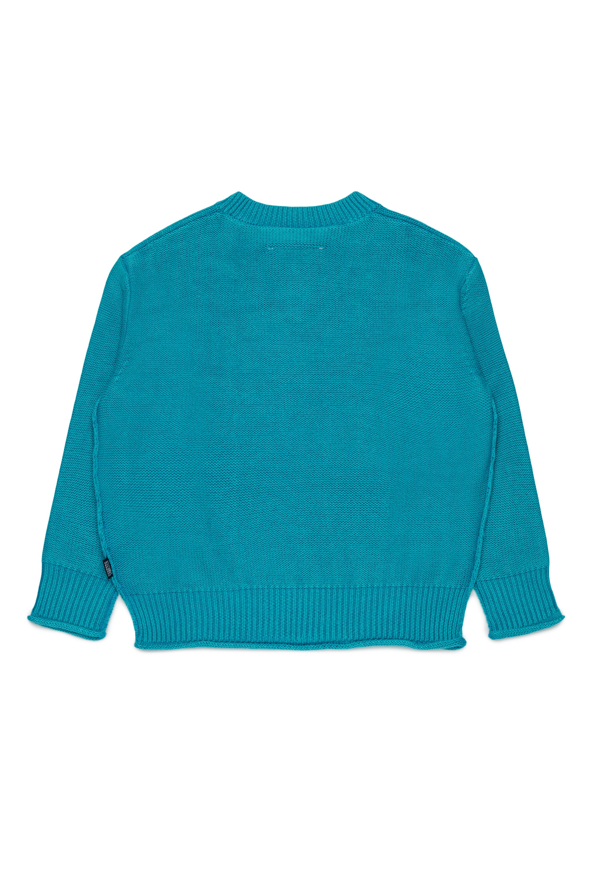 V-neck pullover with logo