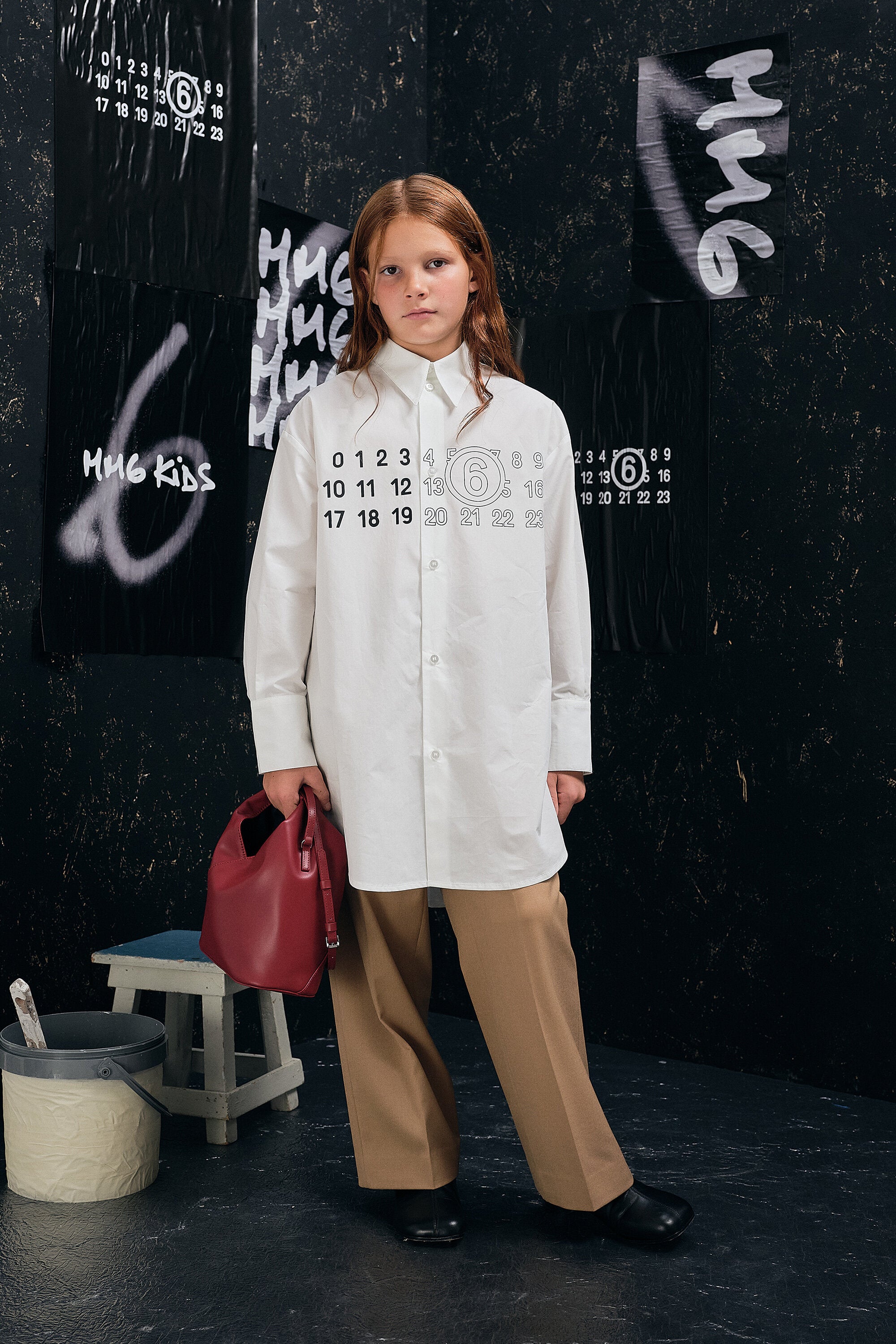 Shirt with printed logo
