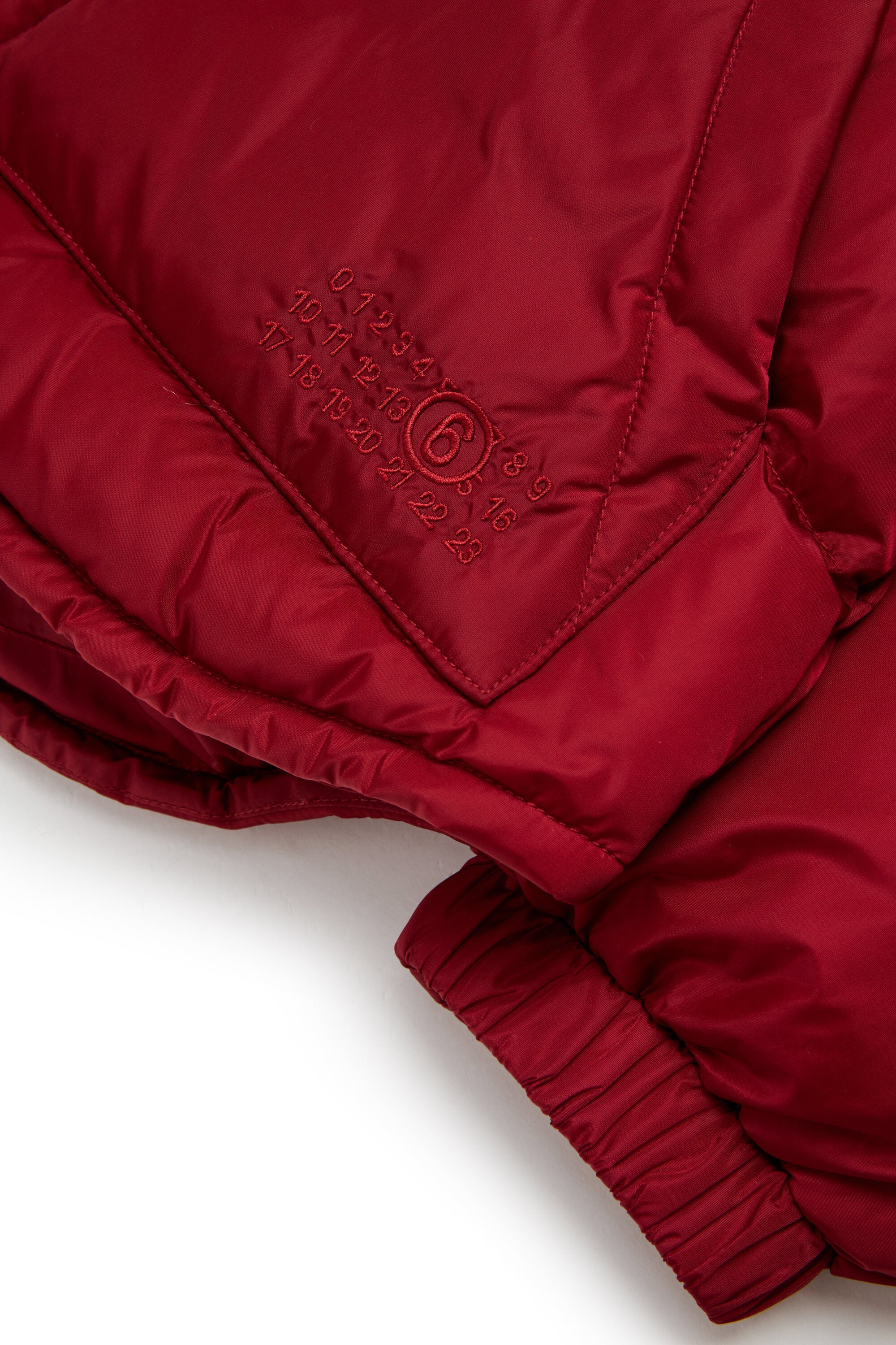 Padded jacket with logo
