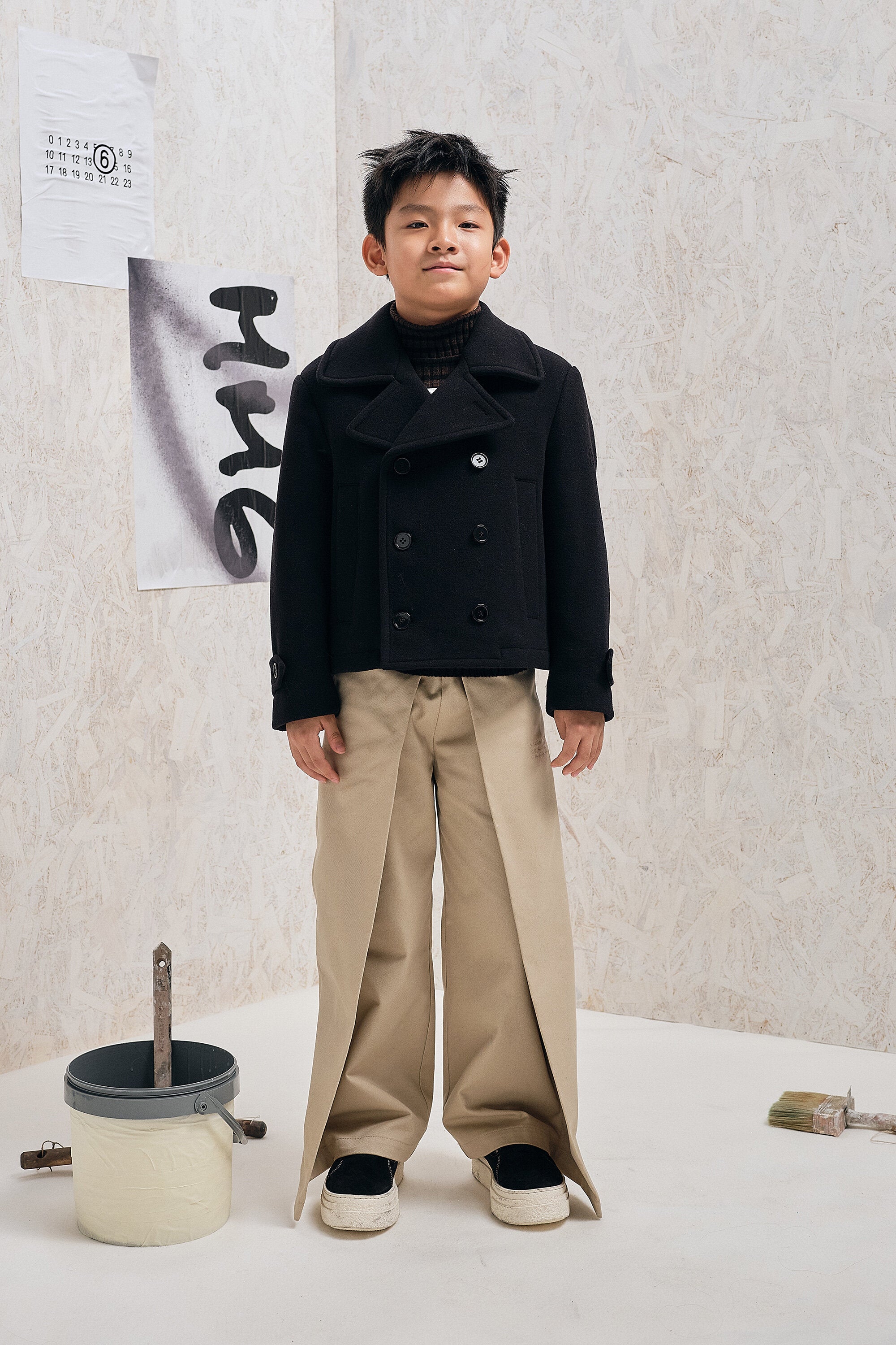 Numeric logo trousers