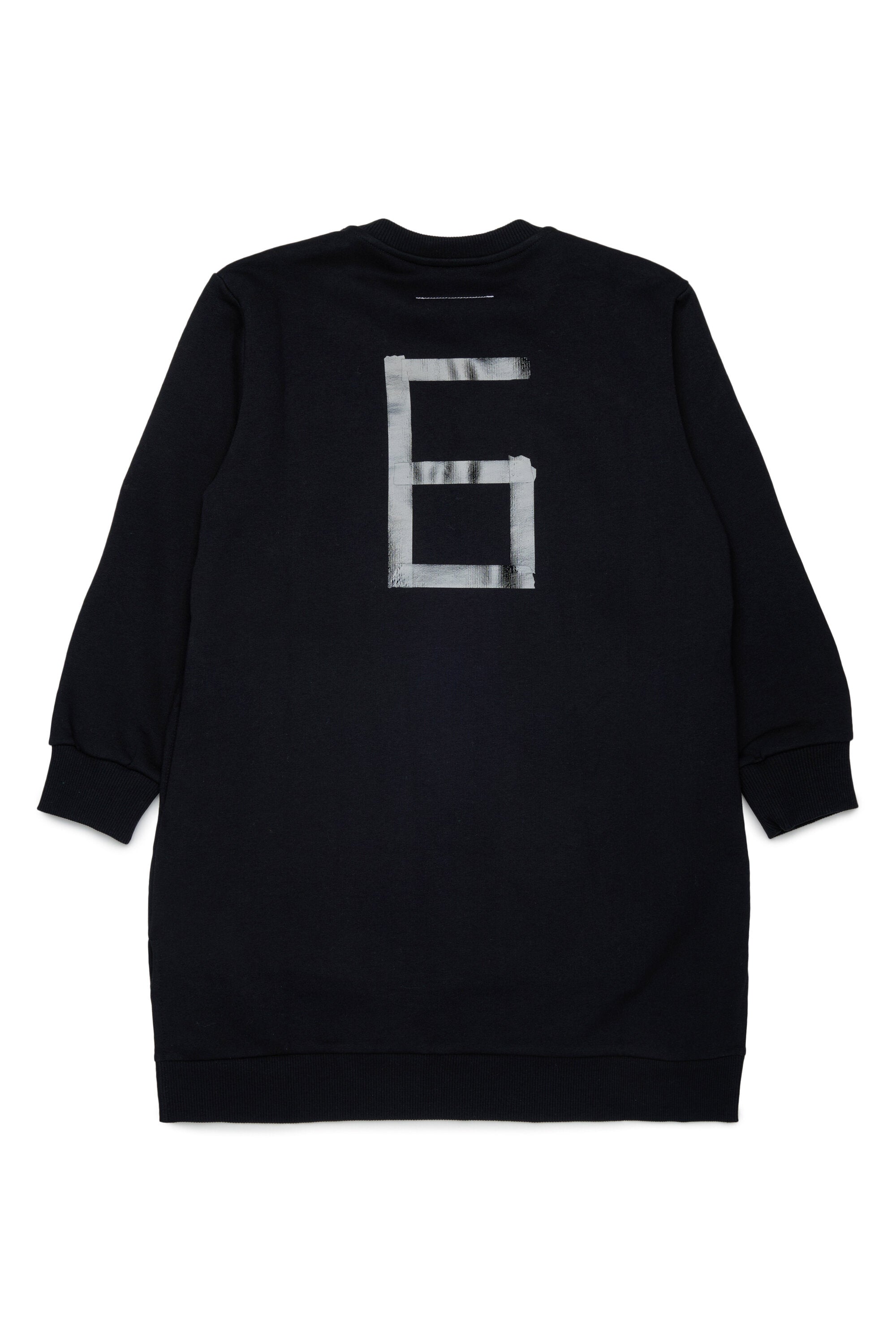 Fleece dress with logo