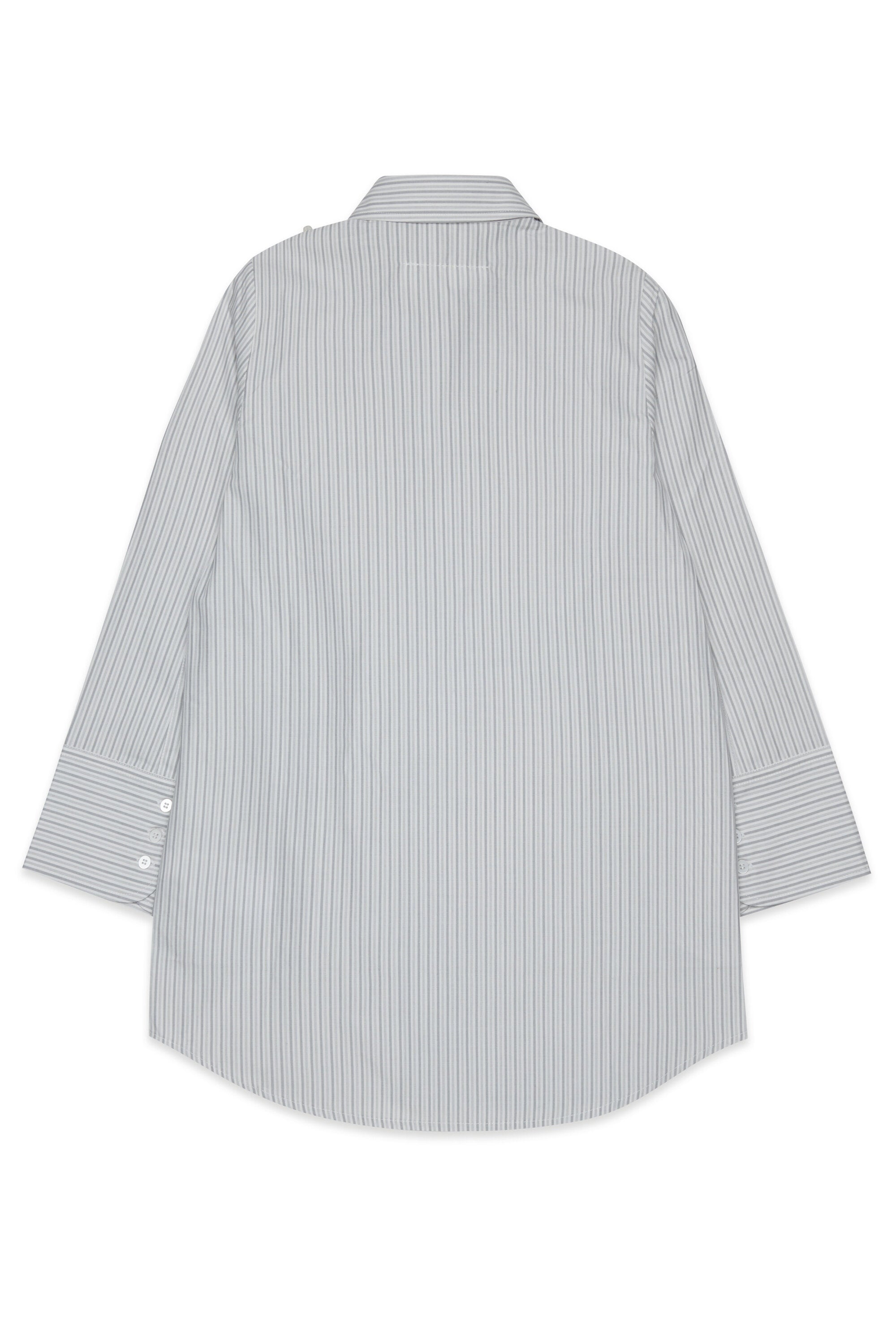 Striped shirt with logo