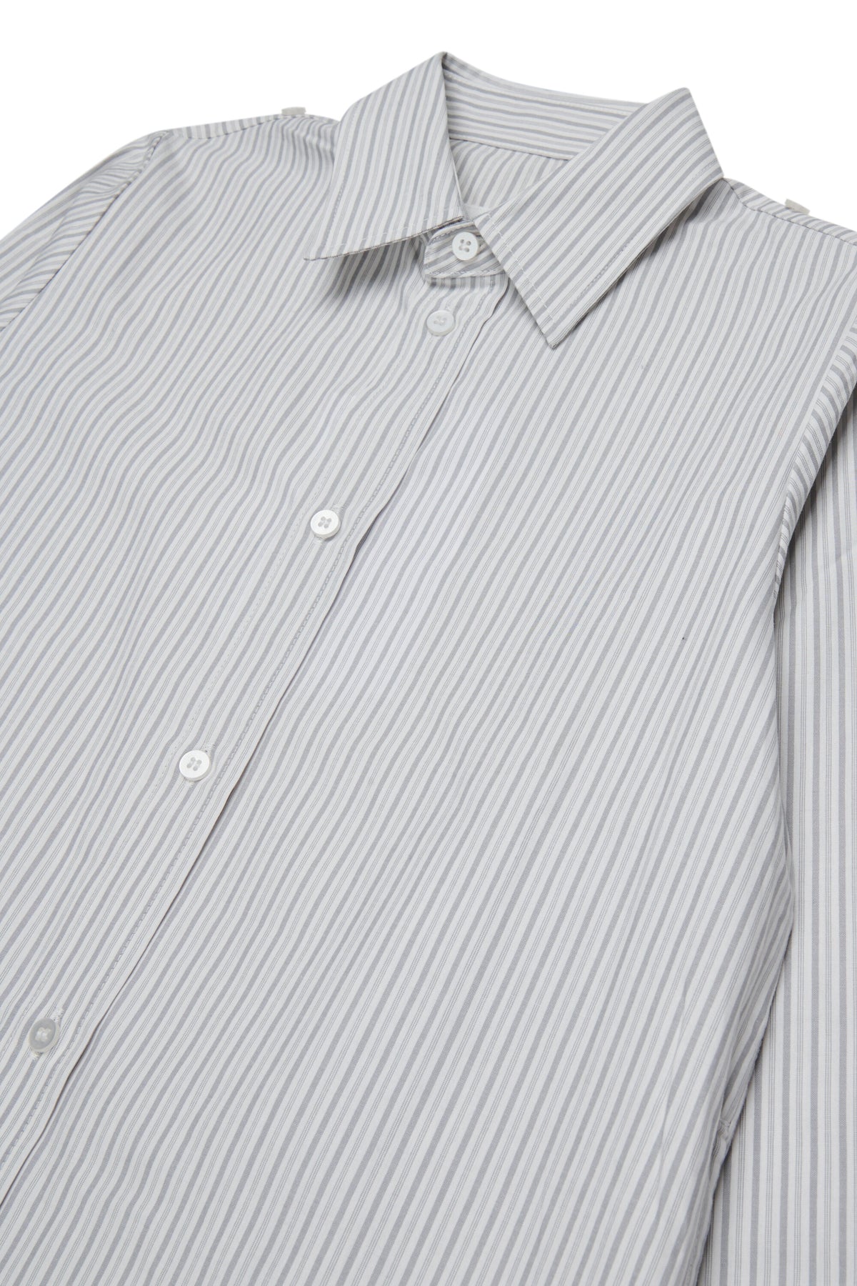 Striped shirt with logo