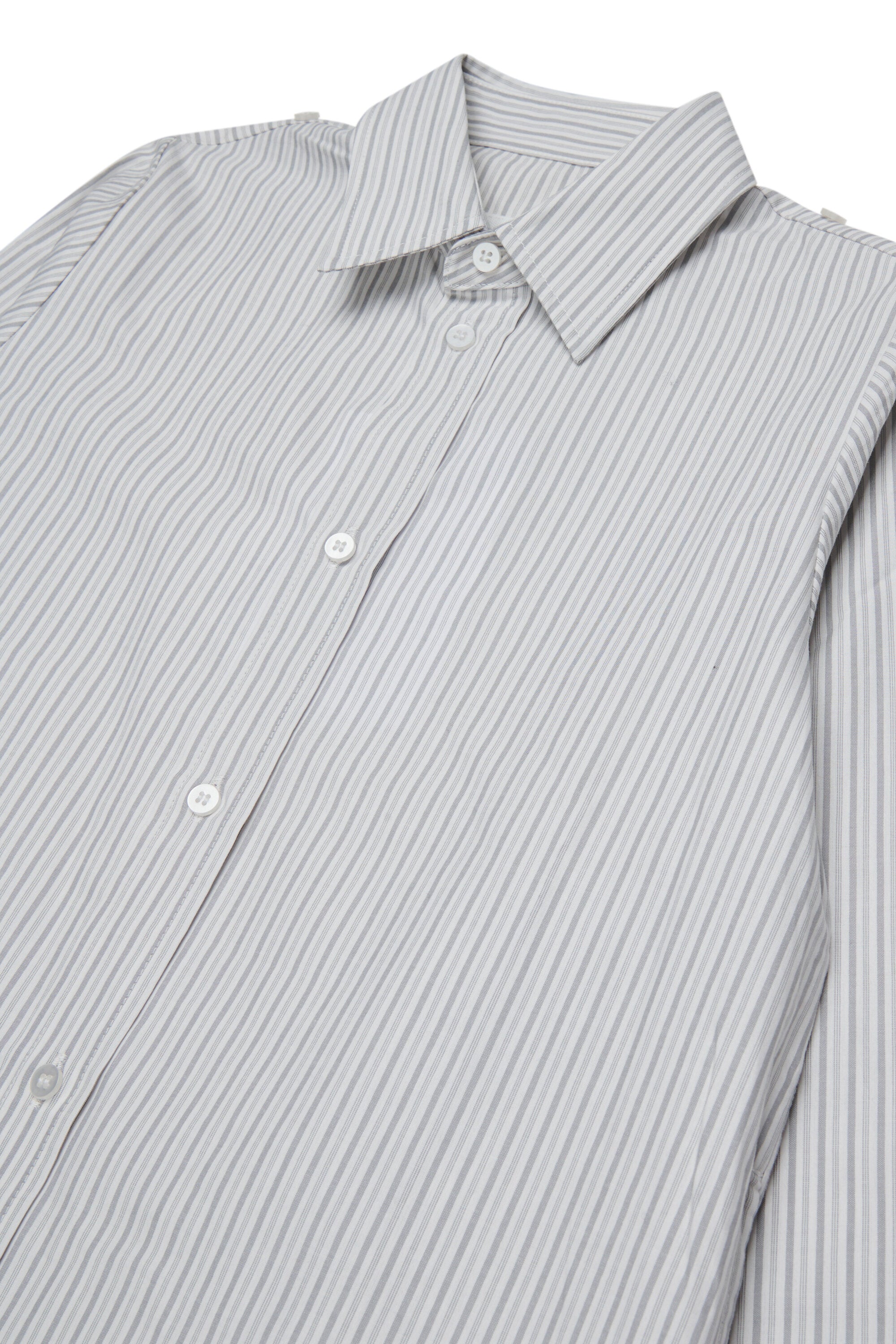 Striped shirt with logo