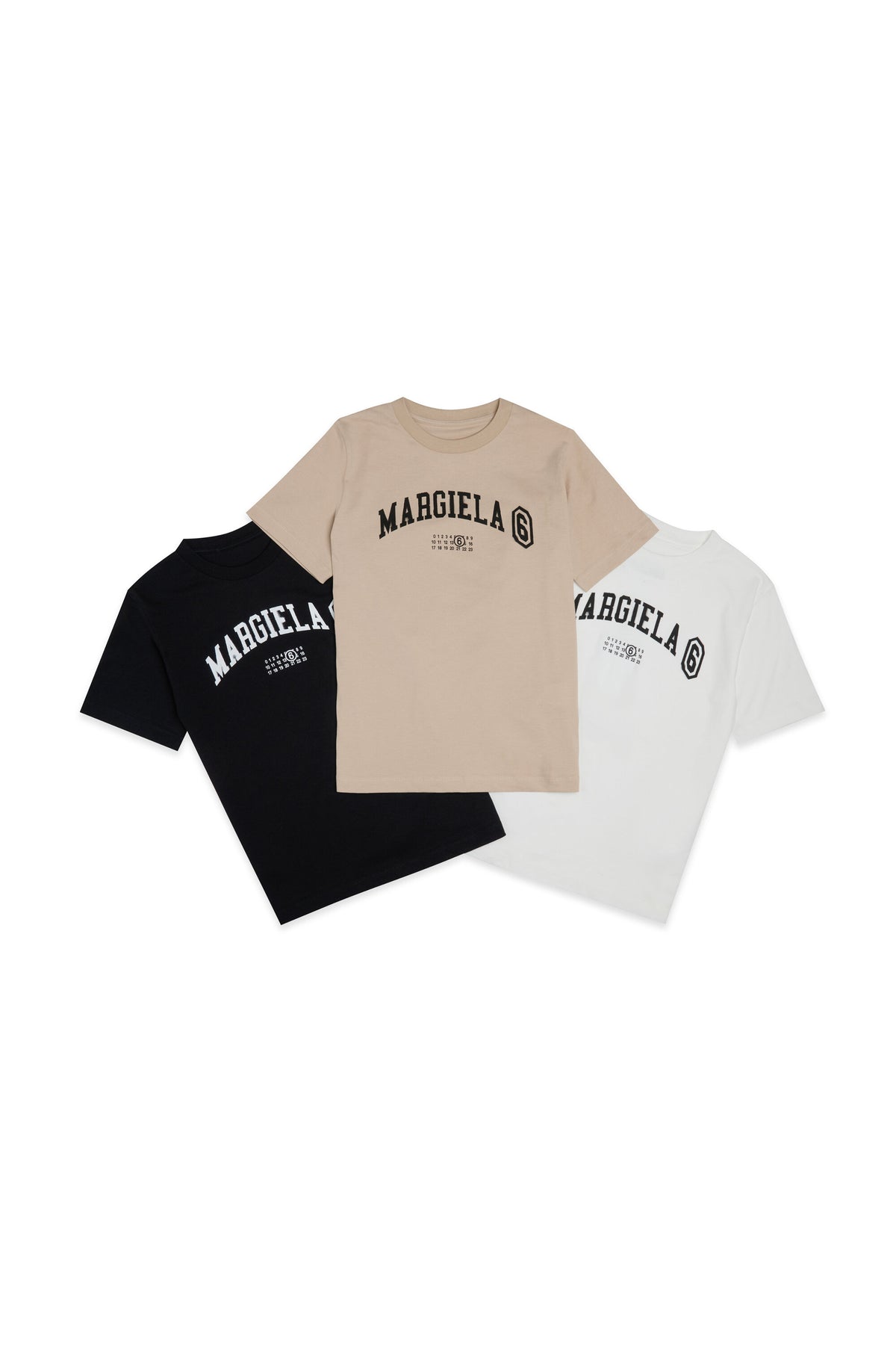 Crew neck logo T-shirt set