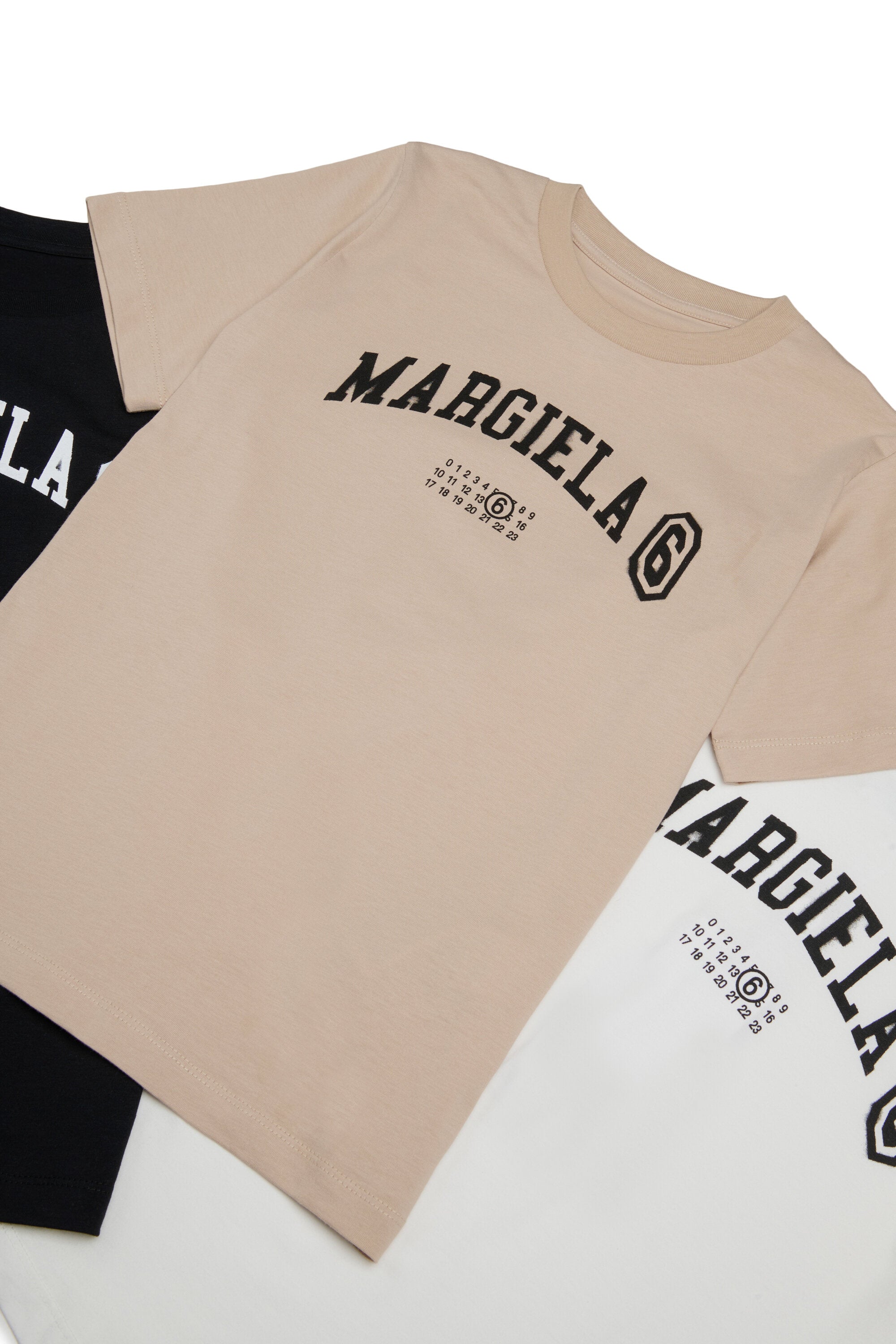 Crew neck logo T-shirt set