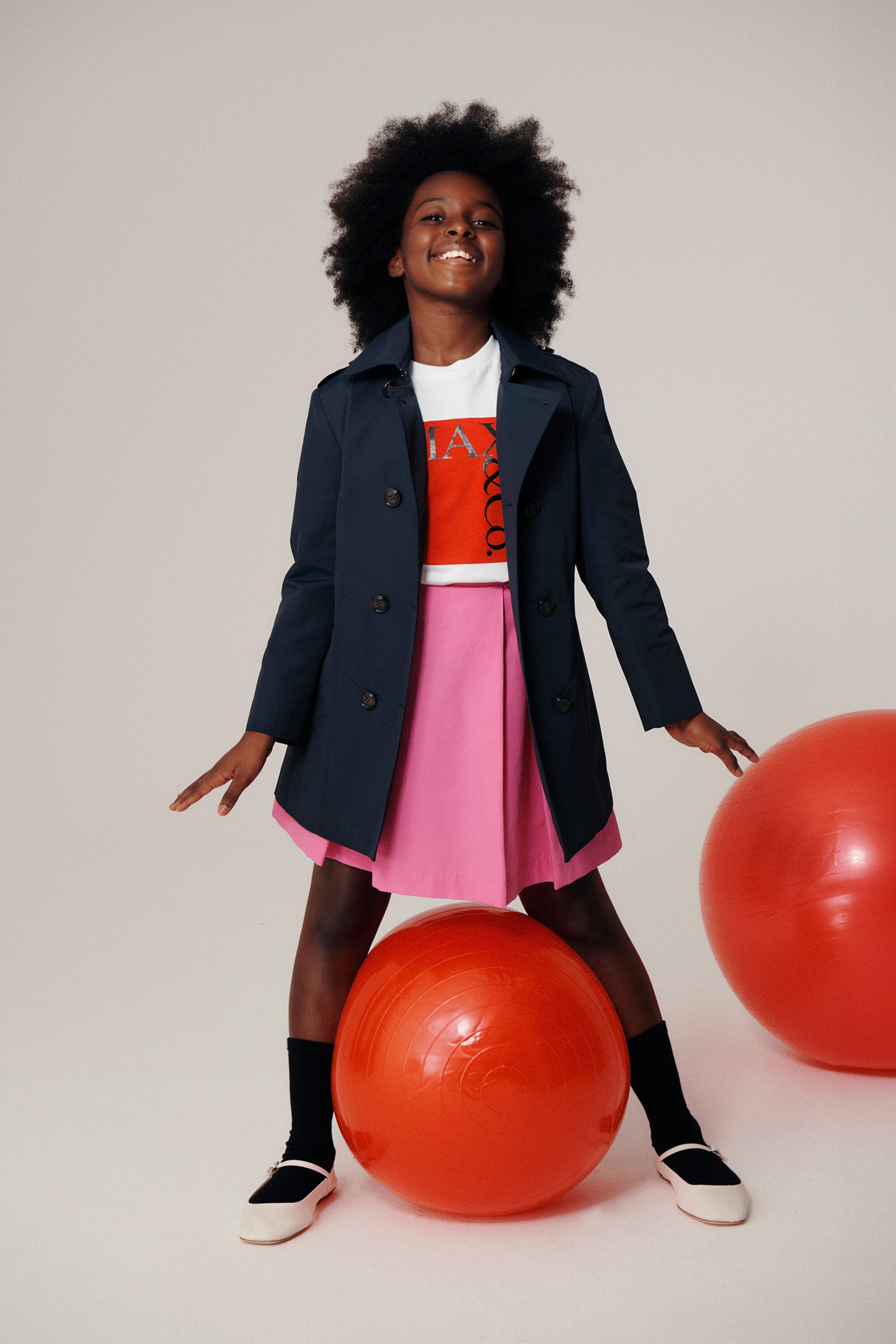 Technical cotton trench coat