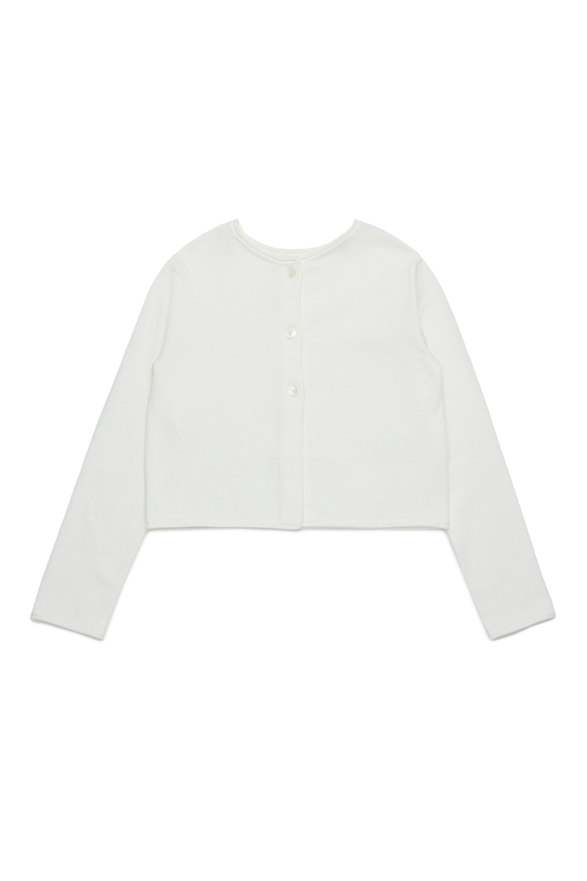 Cardigan-pullover with embroidered heart