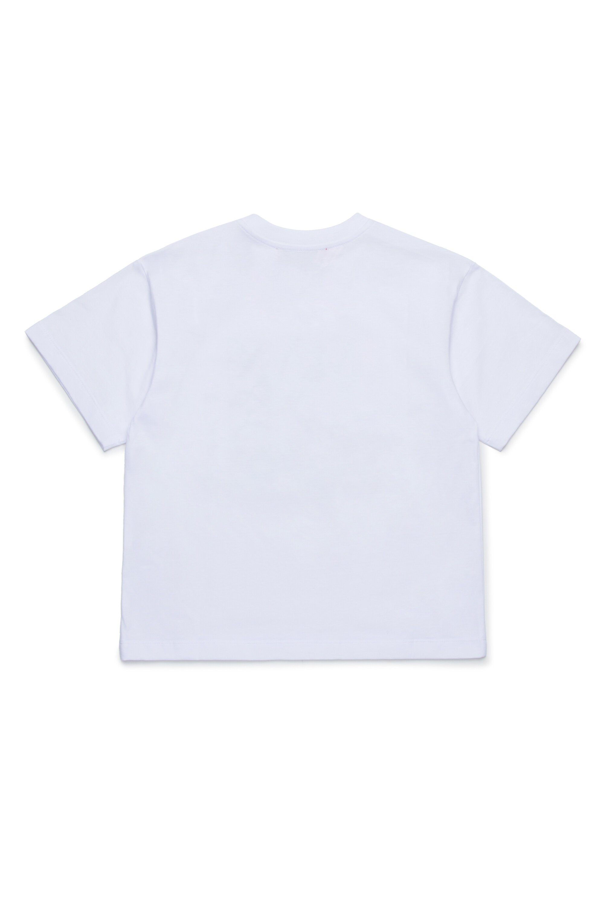 T-shirt with solid floral square
