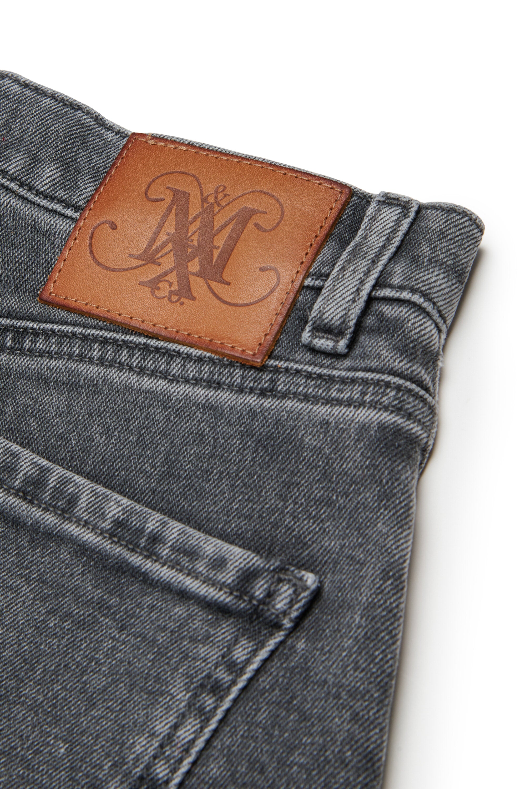 Lead gray relaxed jeans