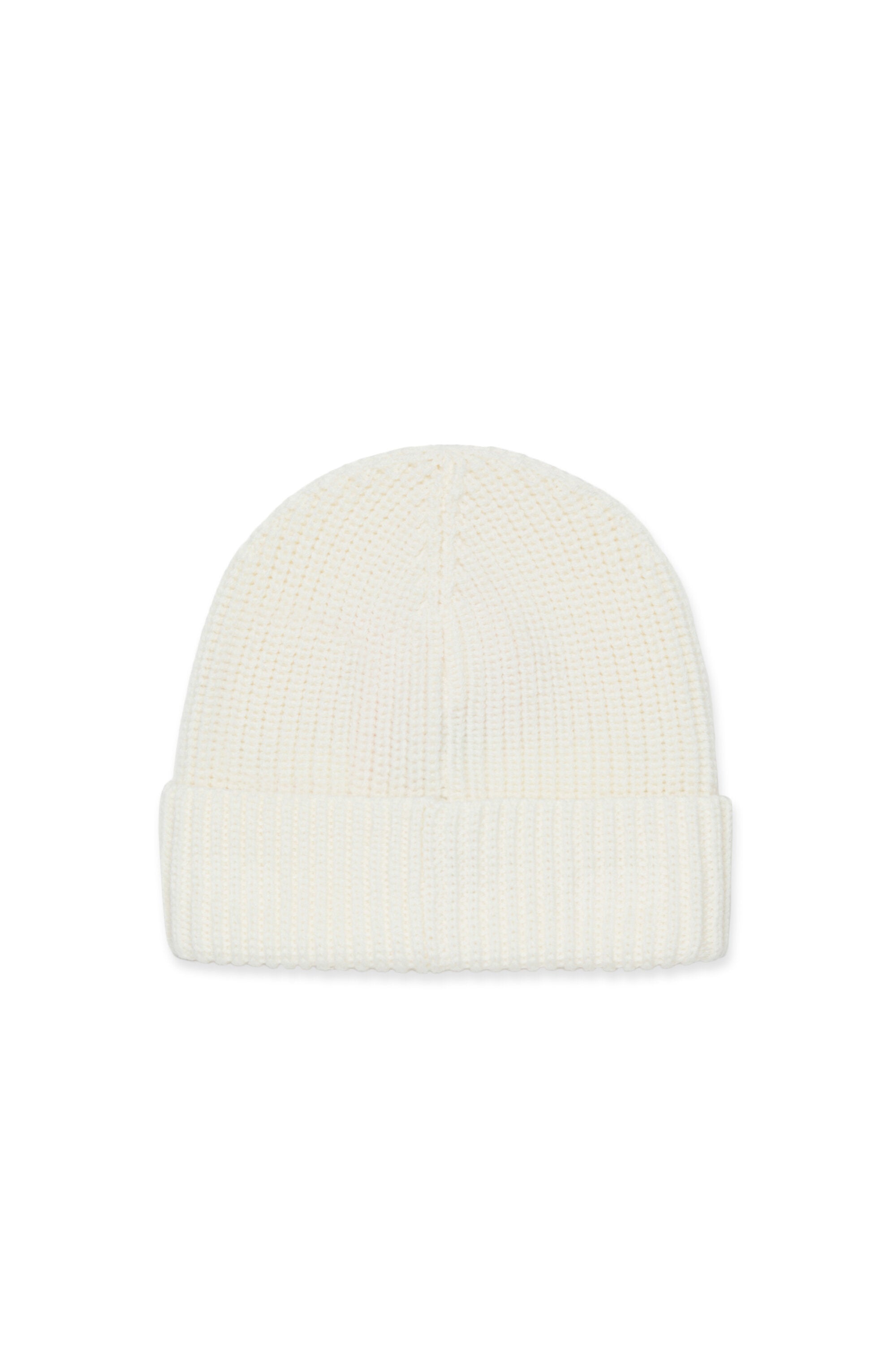 Wool blend beanie with patch