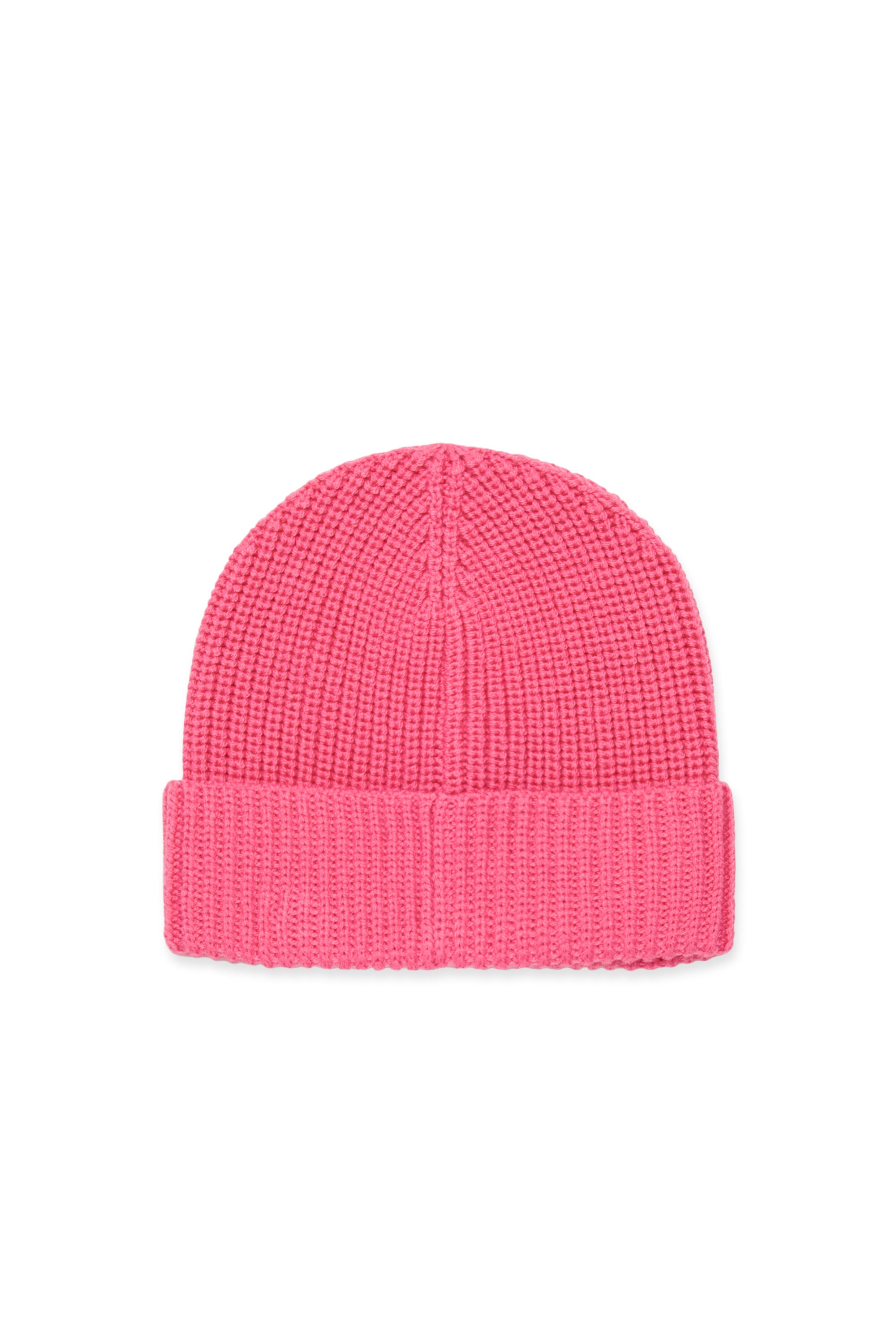 Wool blend beanie with patch