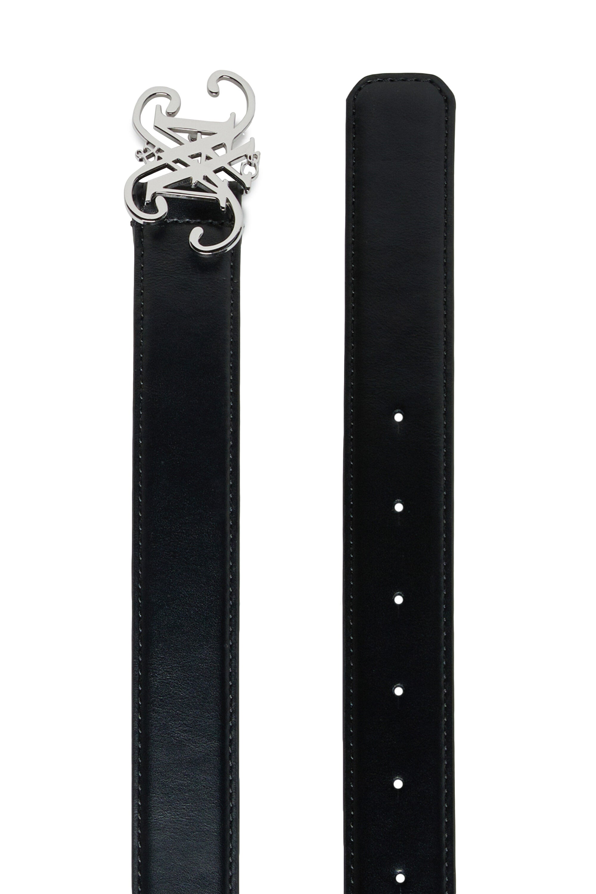 Monogram buckle belt