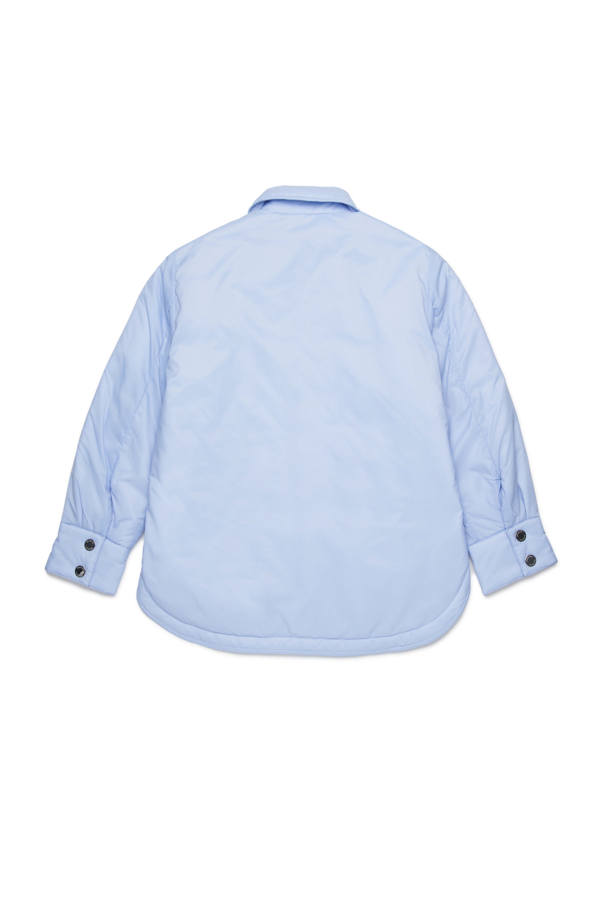 Padded jacket with printed logo