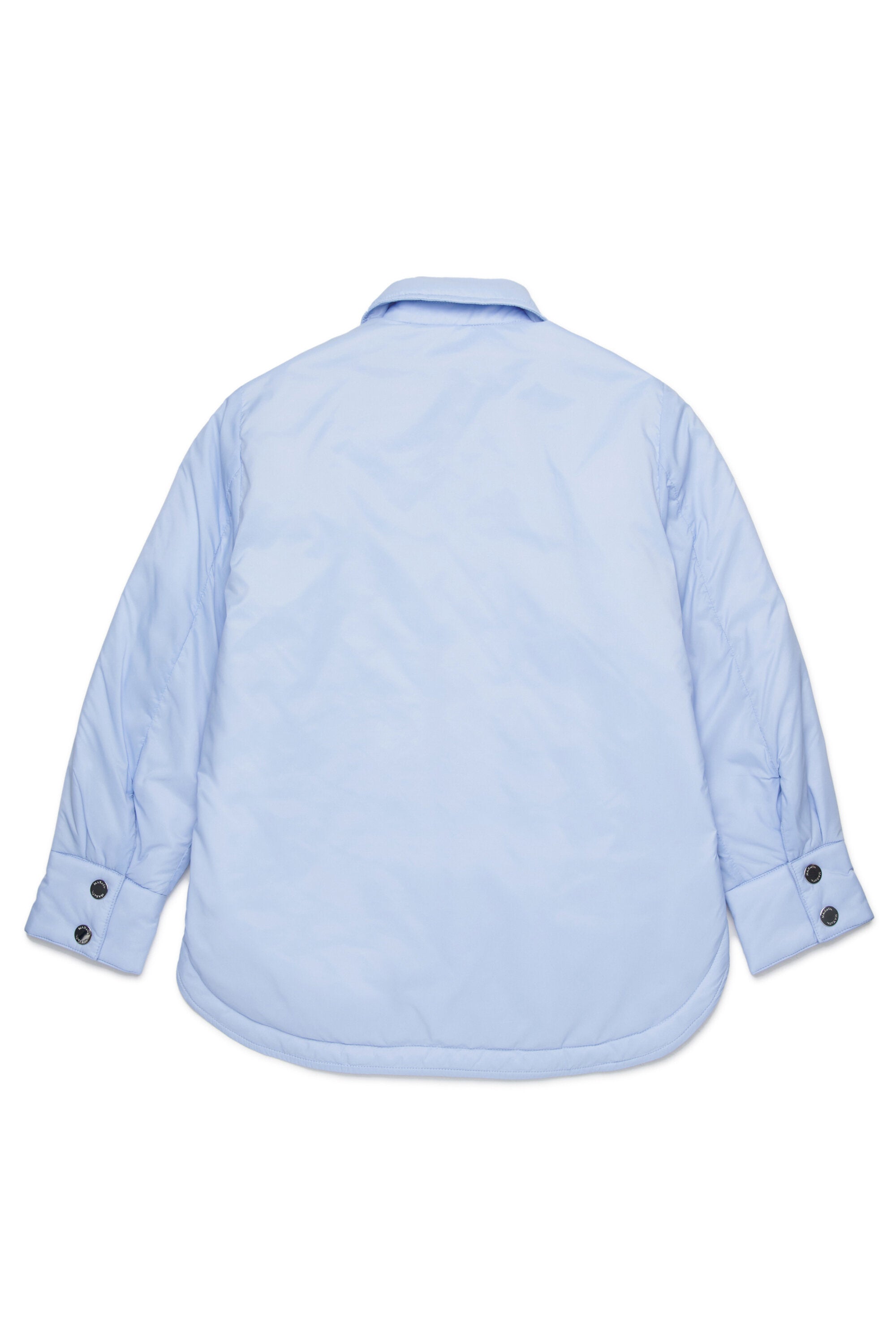 Padded jacket with printed logo